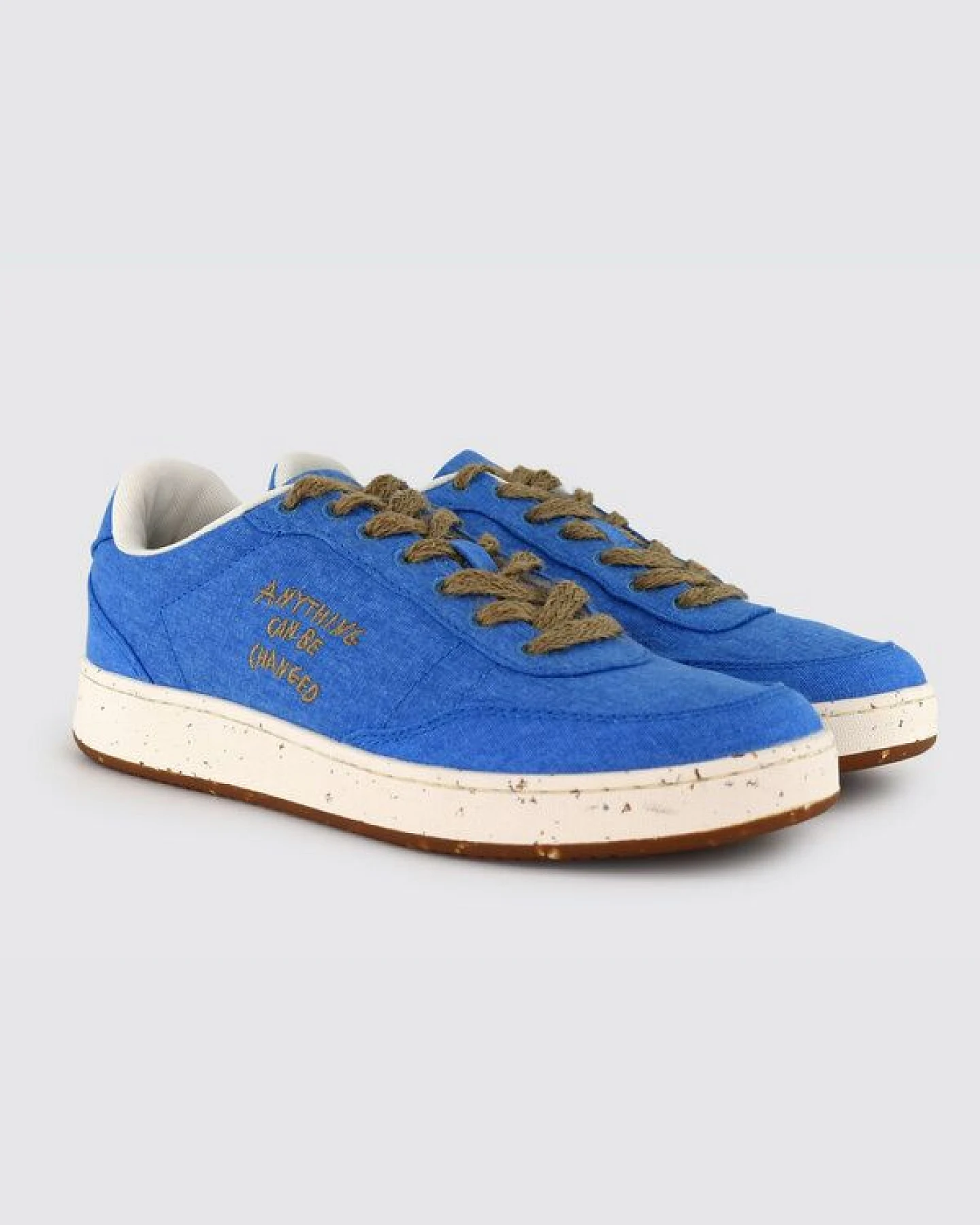 ACBC Veganer Sneaker Herren - Evergreen - Pale Blue – Ansicht 2