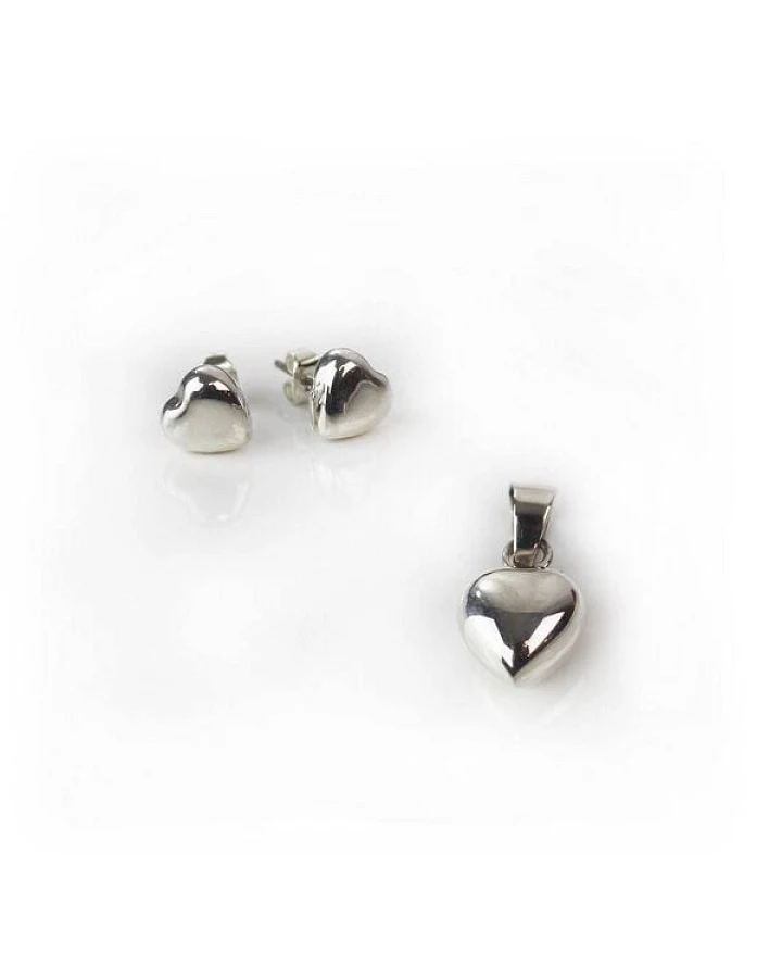 Mitienda Shop Schmuck Set 925 Silber Ohrstecker & Anhänger