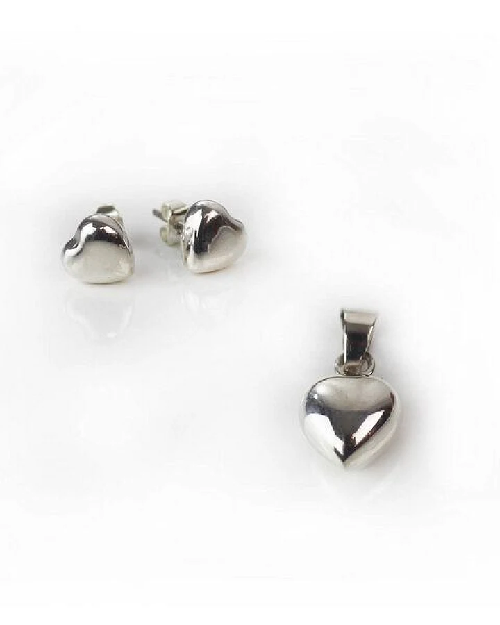Mitienda Shop Schmuck Set 925 Silber Ohrstecker & Anhänger