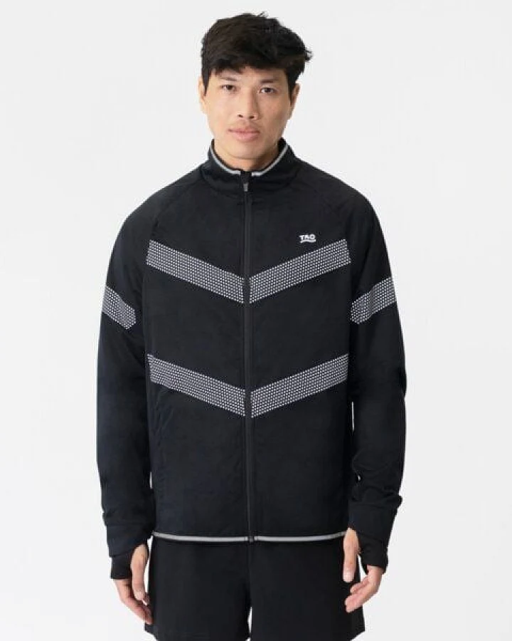 TAO Sportswear Winddichte Herren Laufjacke Nox mit Daumenschlaufe