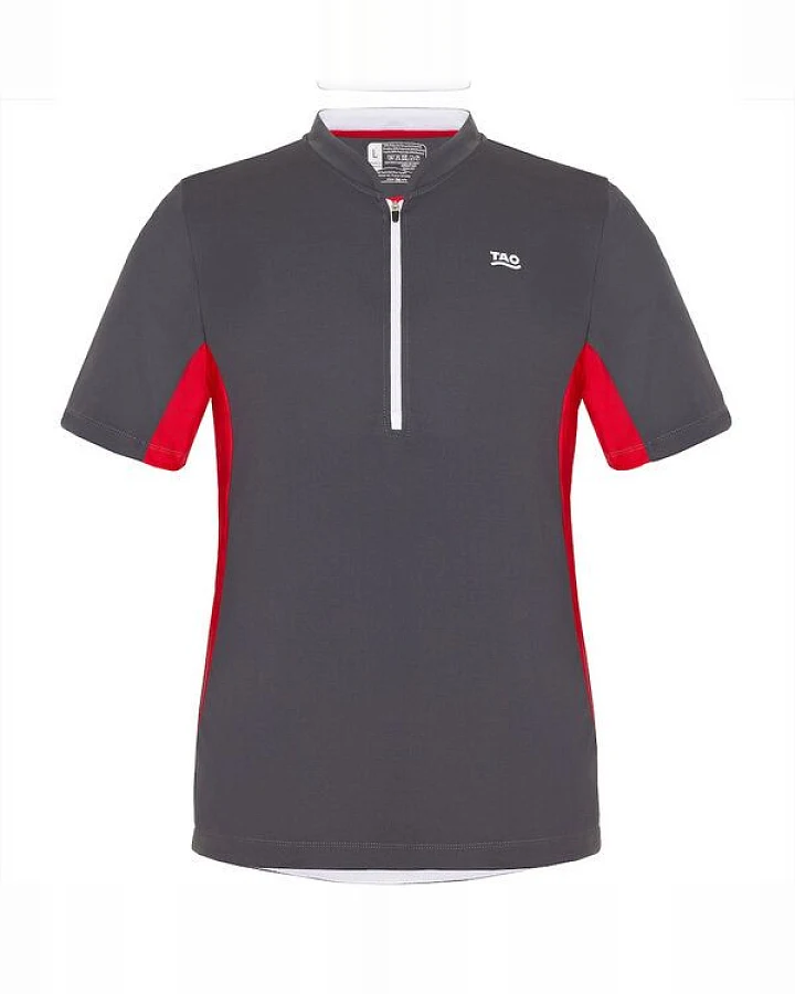 TAO Sportswear Atmungsaktives Herren Laufshirt Asker mit Zip