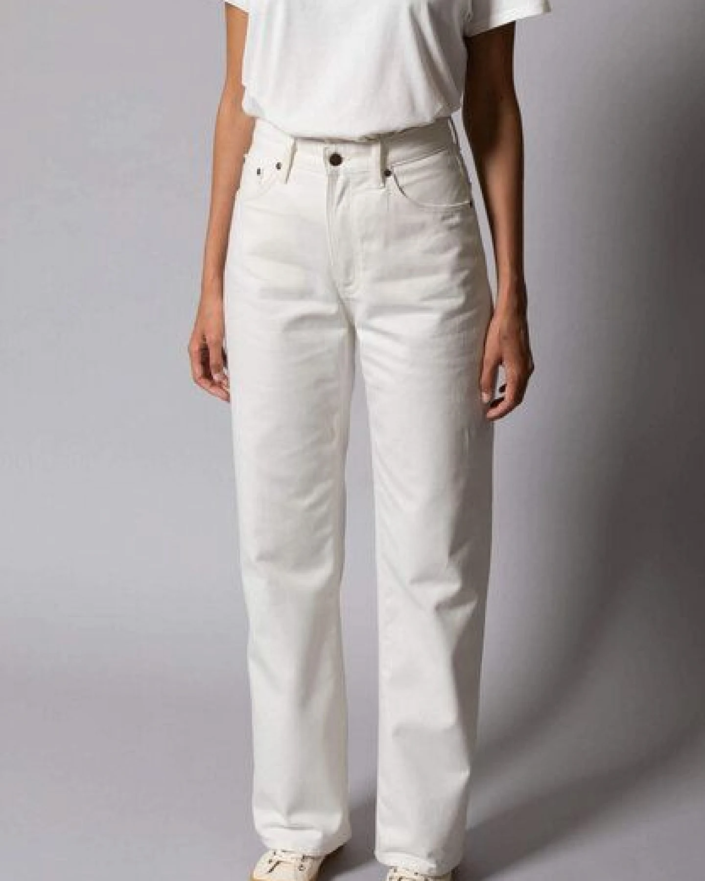 Nudie Jeans Clean Eileen - Recycled White – Ansicht 2