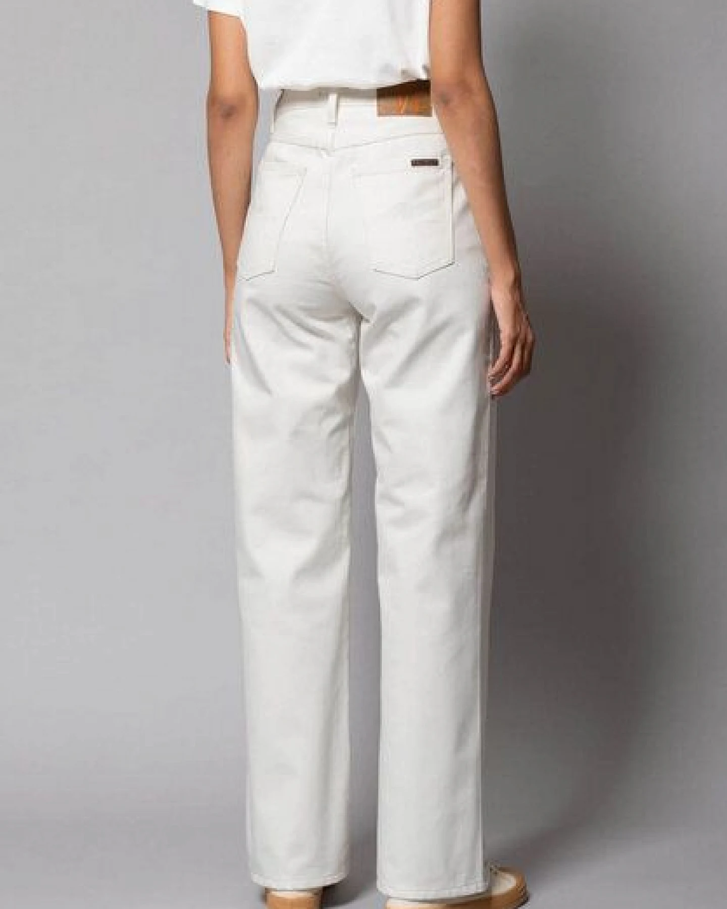 Nudie Jeans Clean Eileen - Recycled White – Ansicht 3