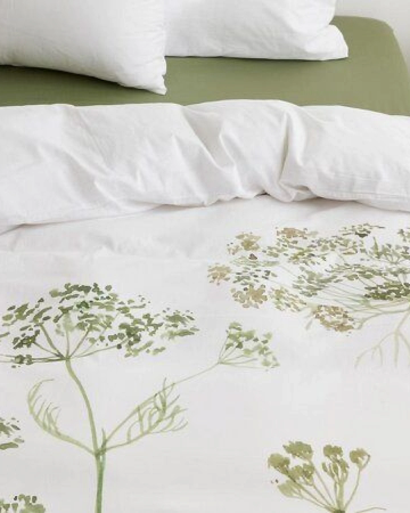 Bettwäsche Dill Flower "Yumeko" aus Baumwollsatin – Ansicht 2