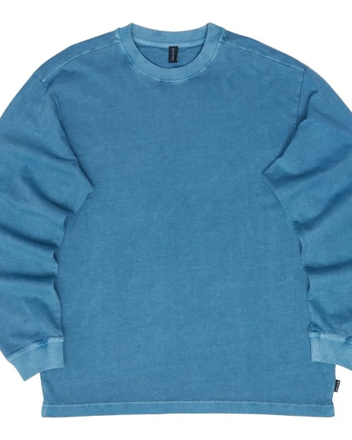 Mazine - Natural Dye Longsleeve - Longsleeve Gr S blau