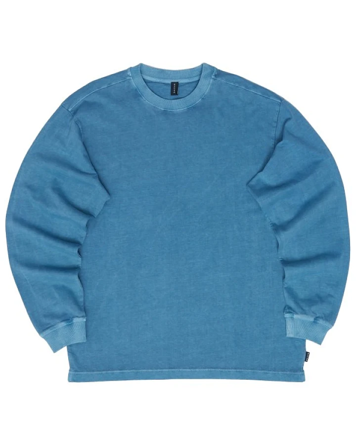 Mazine - Natural Dye Longsleeve - Longsleeve Gr S blau