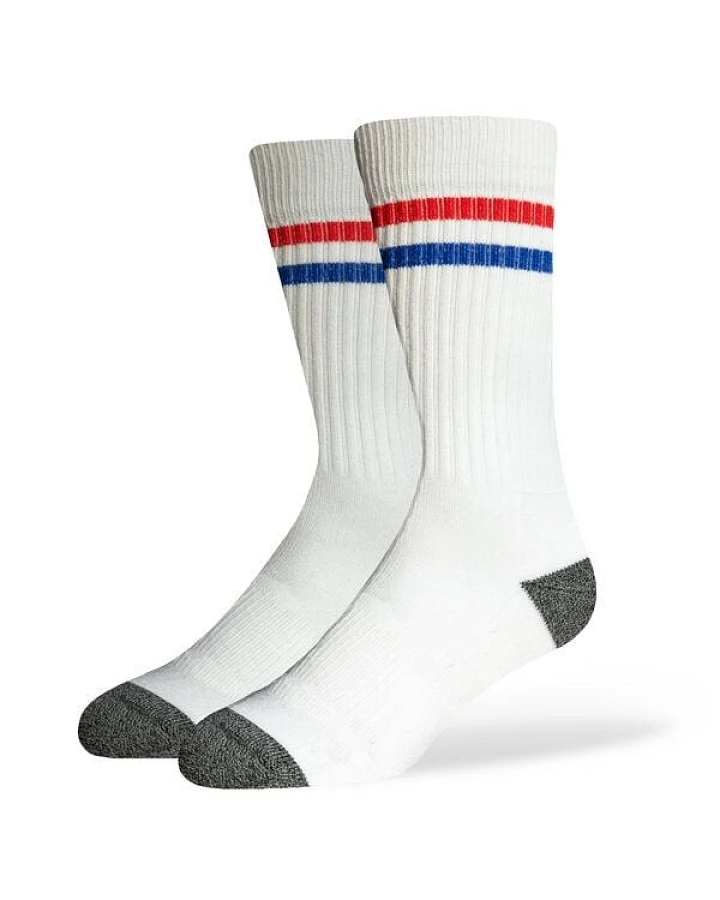 SOXN OLD SCHOOL / Weiße Tennissocken / Bio-Baumwolle