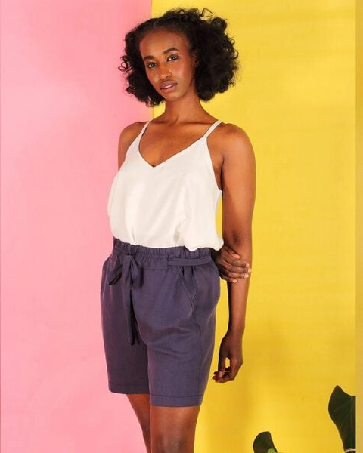 ManduTrap Tencel Shorts Alohma/ blau – Ansicht 3
