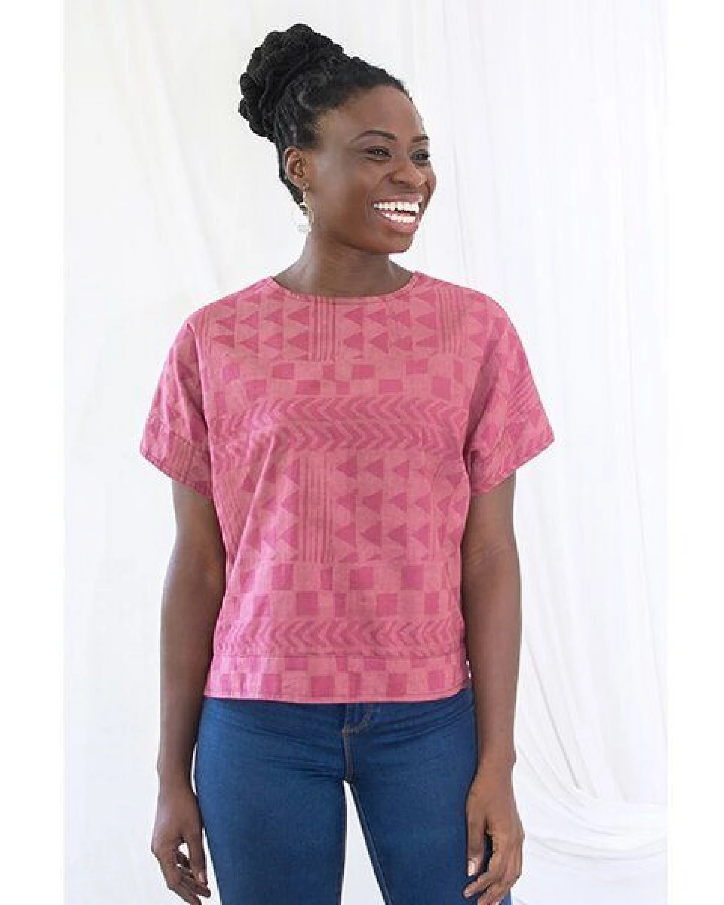 Global Mamas Bio Bluse - CREW - Adobe – Ansicht 2