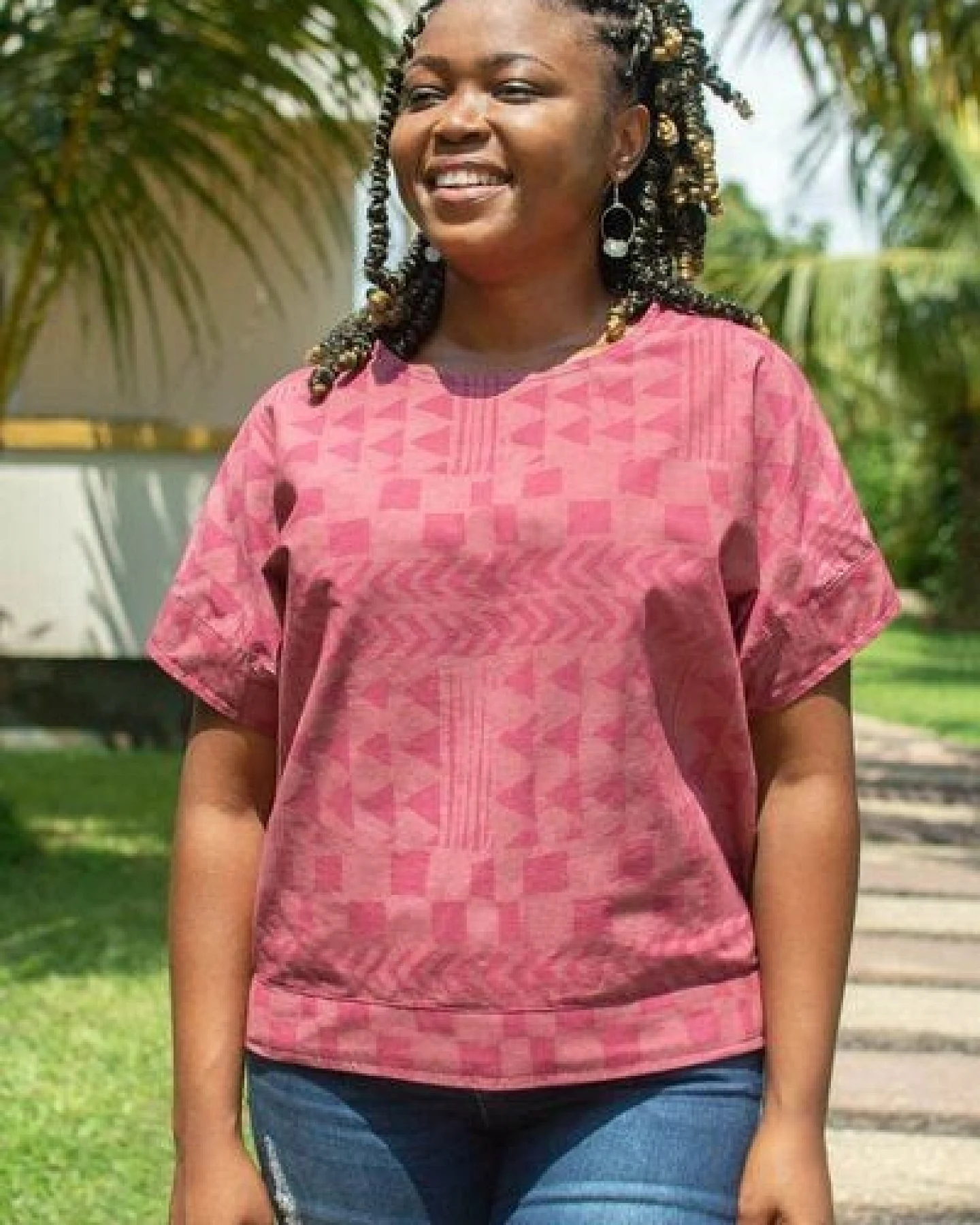 Global Mamas Bio Bluse - CREW - Adobe – Ansicht 4