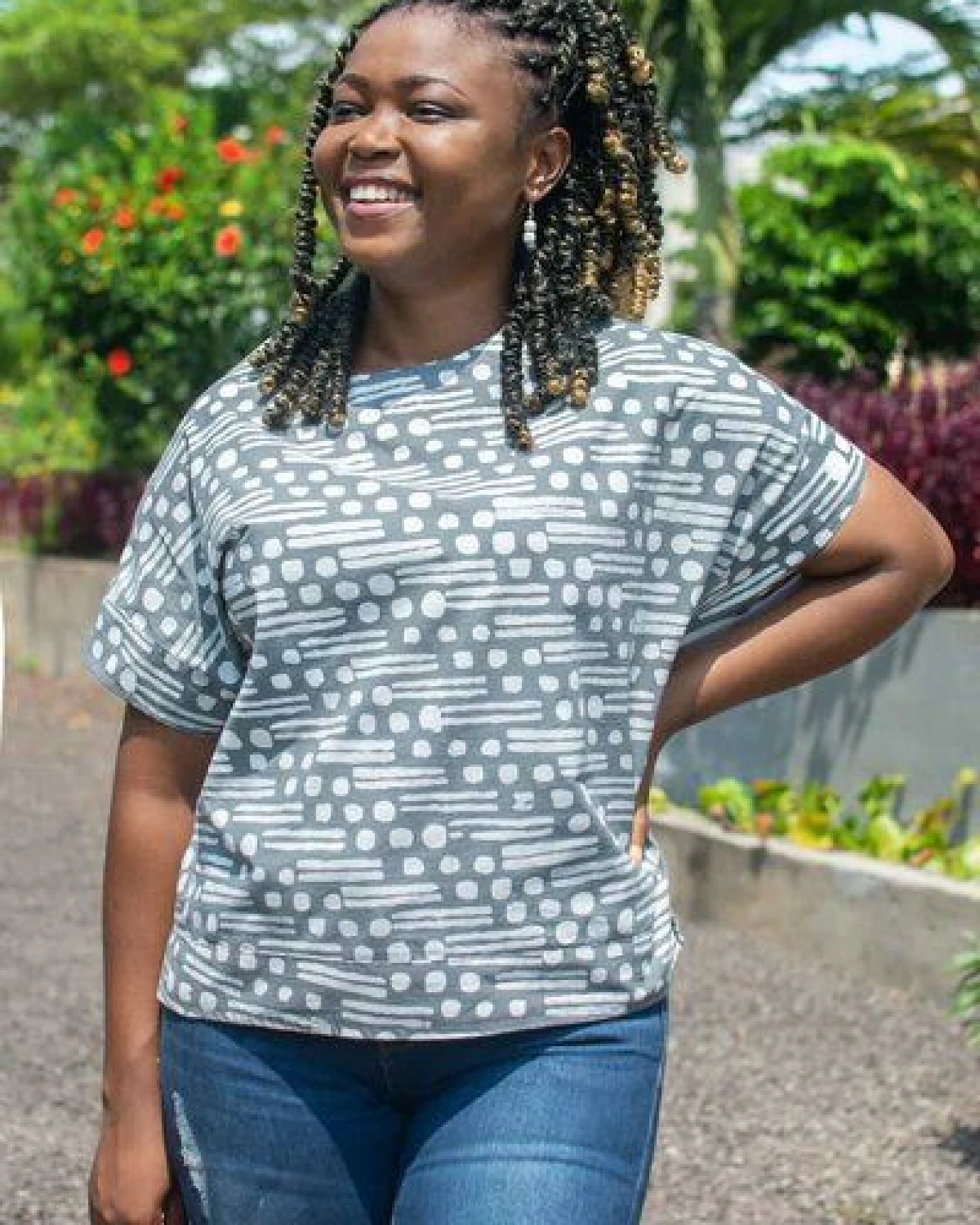 Global Mamas Bio Bluse - CREW - Adobe – Ansicht 2