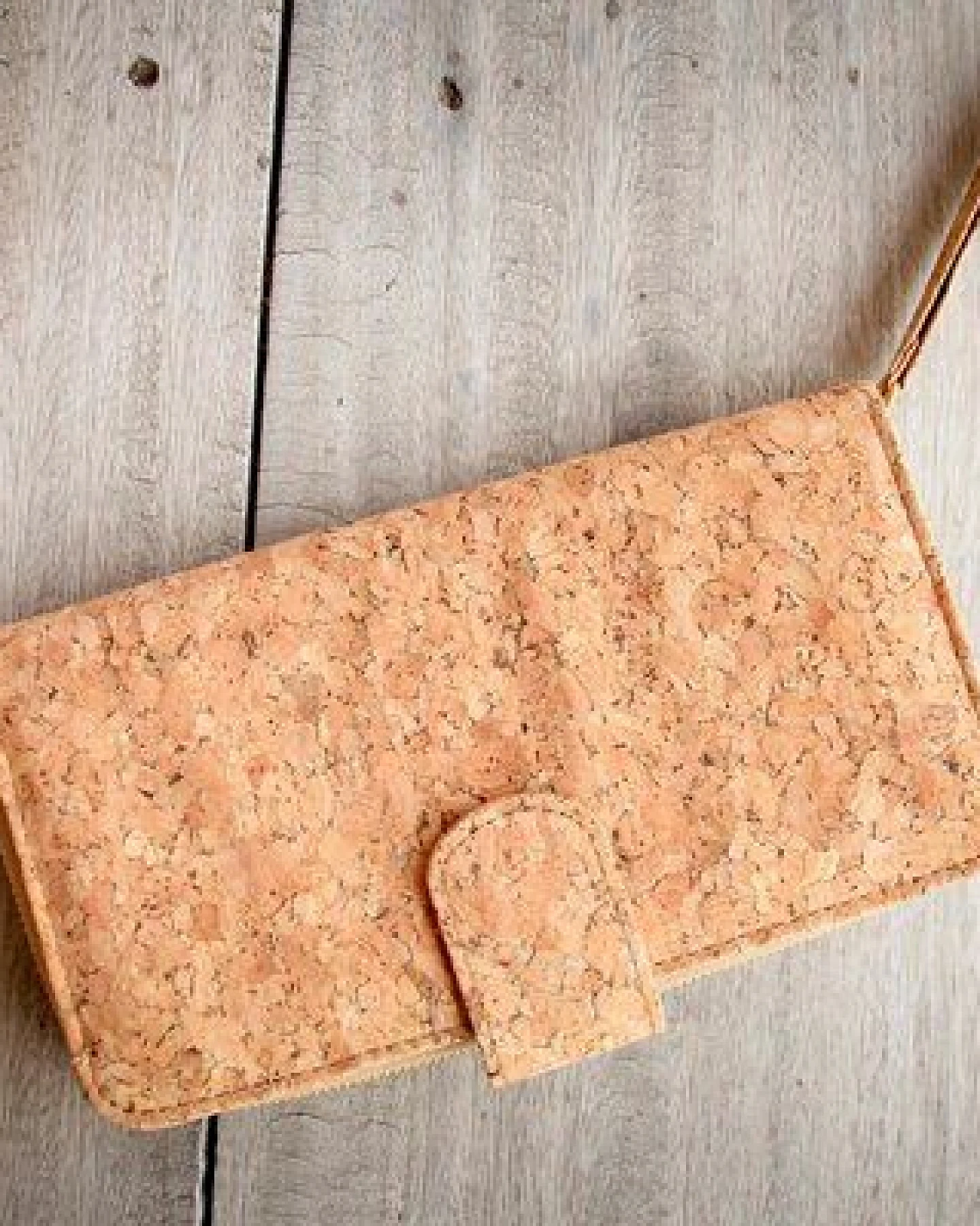 BY COPALA Portemonnaie aus Kork, praktische Brieftasche, handgefertigt und vegan (Nature) – Ansicht 3
