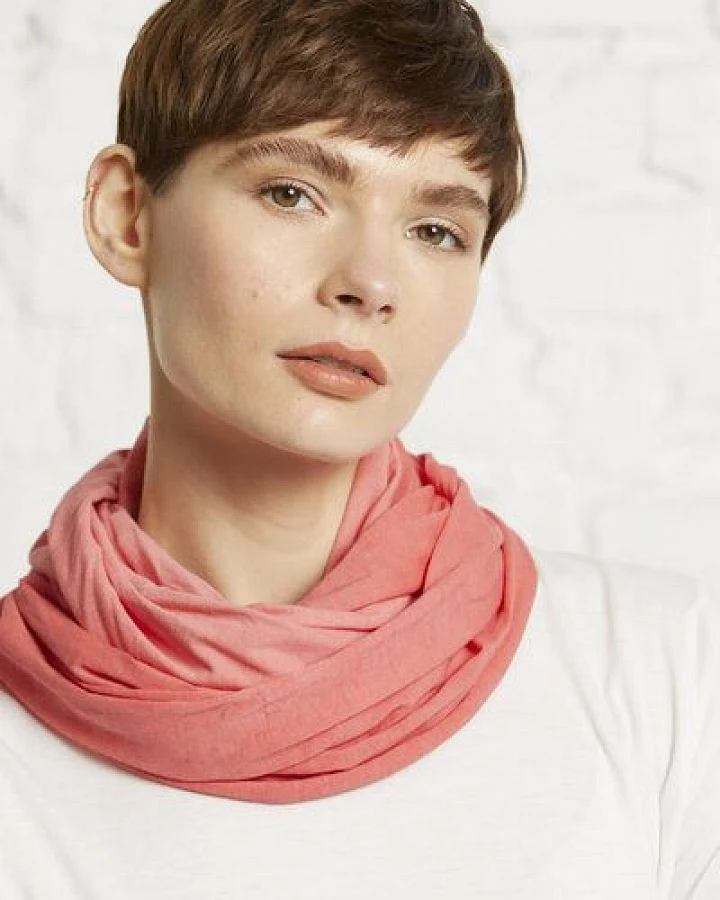 Wunderwerk Schal aus Bio-Baumwolle "Loop scarf mal tinto"