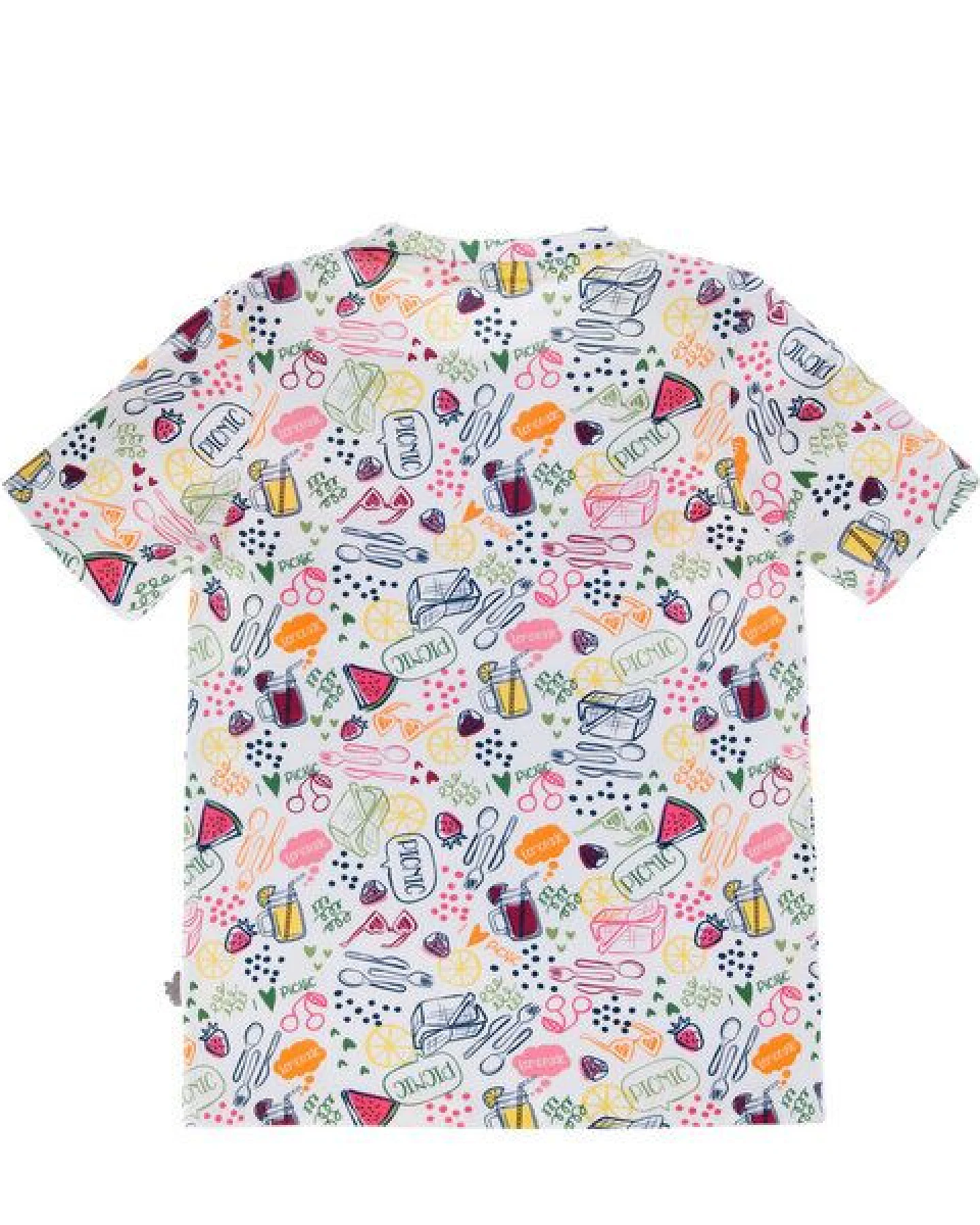 Marraine Kids T-Shirt aus Biobaumwolle mit Alloverdruck – Ansicht 3