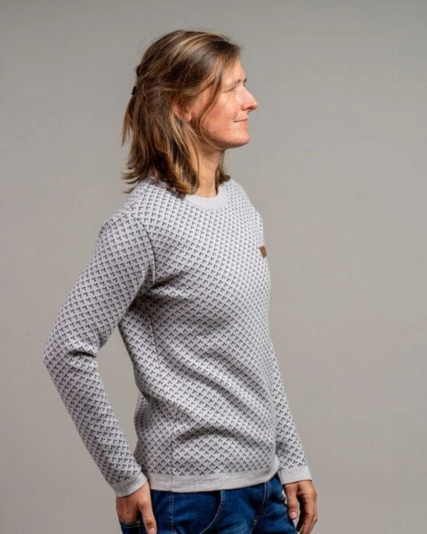 Adele Bergzauber Merino Strickpullover Silvi – Ansicht 2