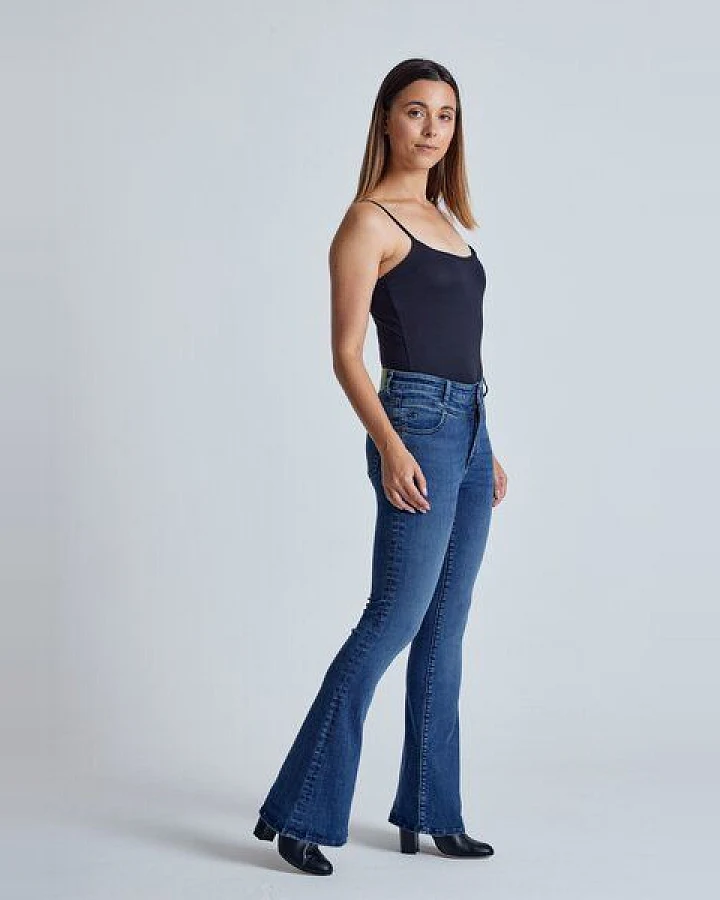 Flax and Loom Schlaghose Skinny Fit Modell: Mavis
