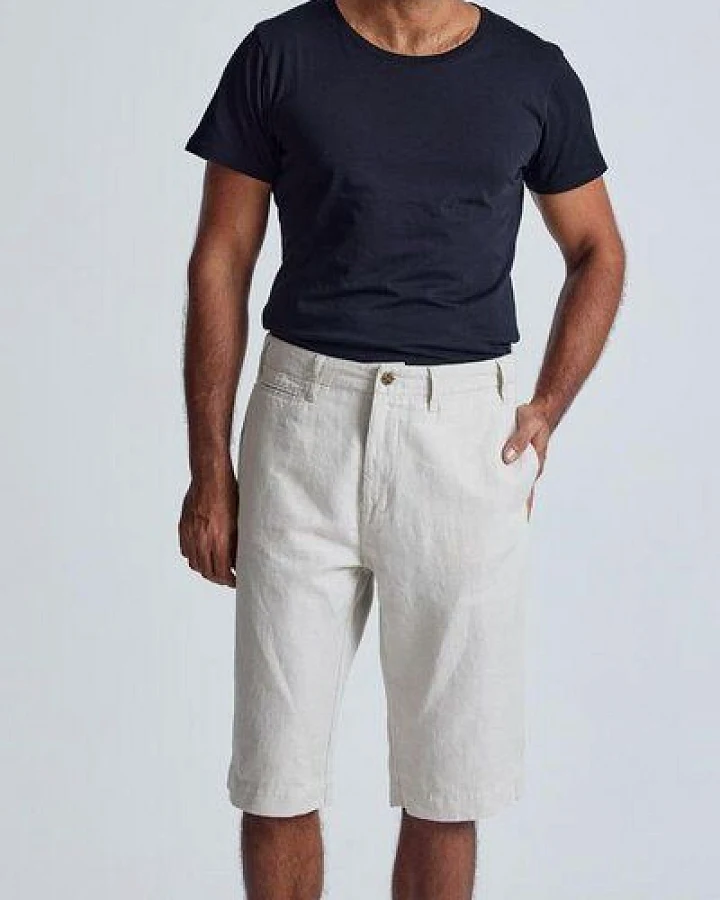 Flax and Loom Leinen Shorts Modell: Bird