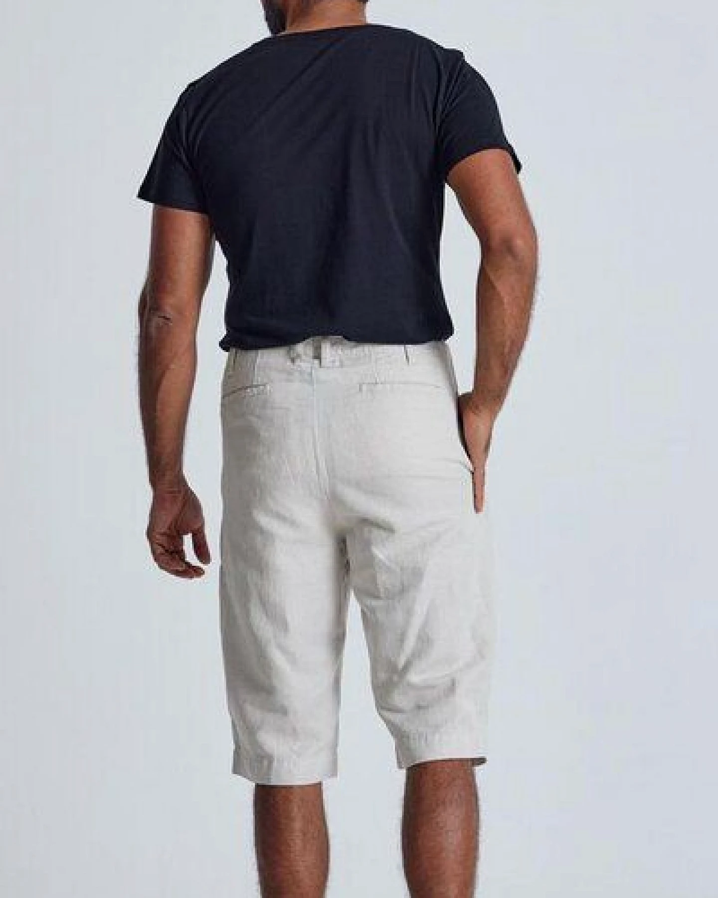 Flax and Loom Leinen Shorts Modell: Bird – Ansicht 3