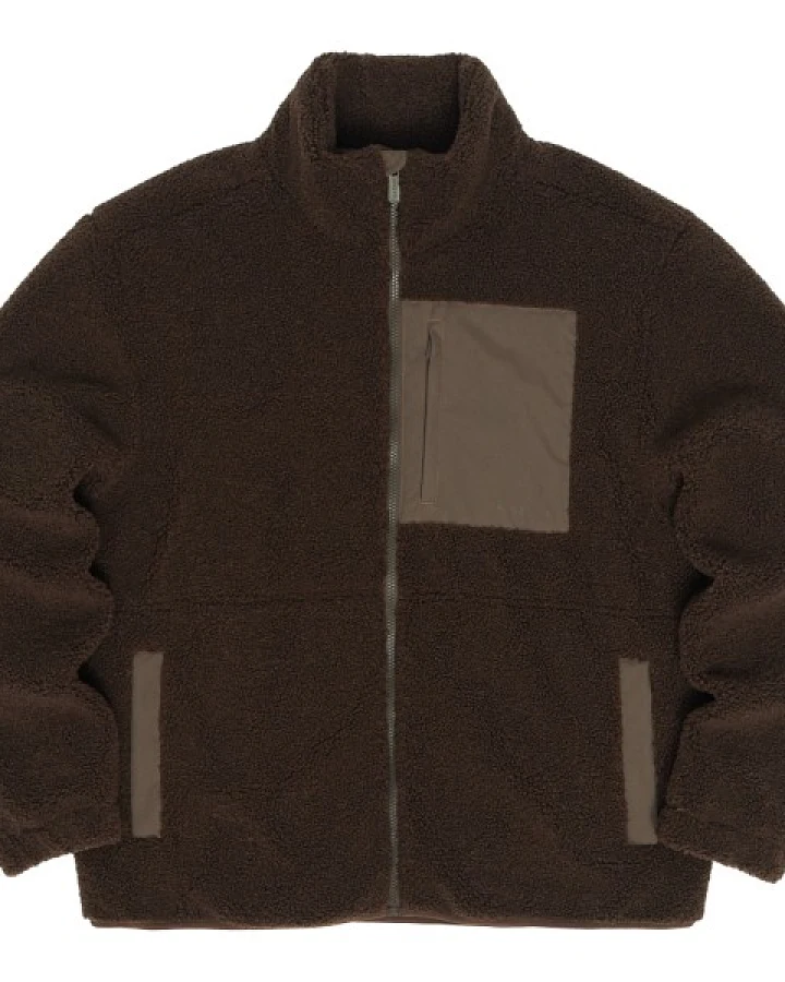Mazine - Padded Sherpa Jacket - Fleecejacke Gr S schwarz