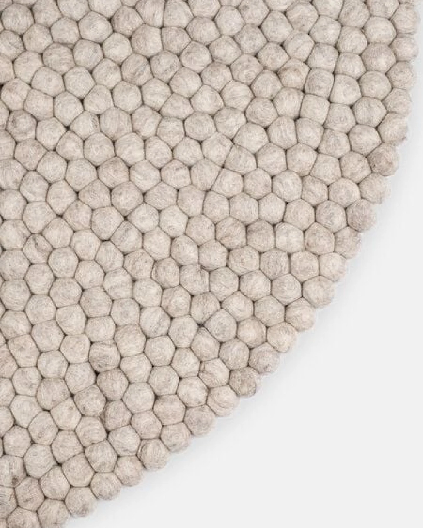 myfelt Filzkugelteppich rund, 100% Schurwolle – Ansicht 4