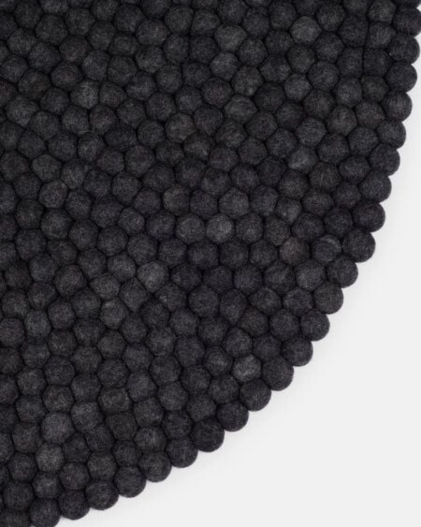 myfelt Filzkugelteppich rund, 100% Schurwolle – Ansicht 4