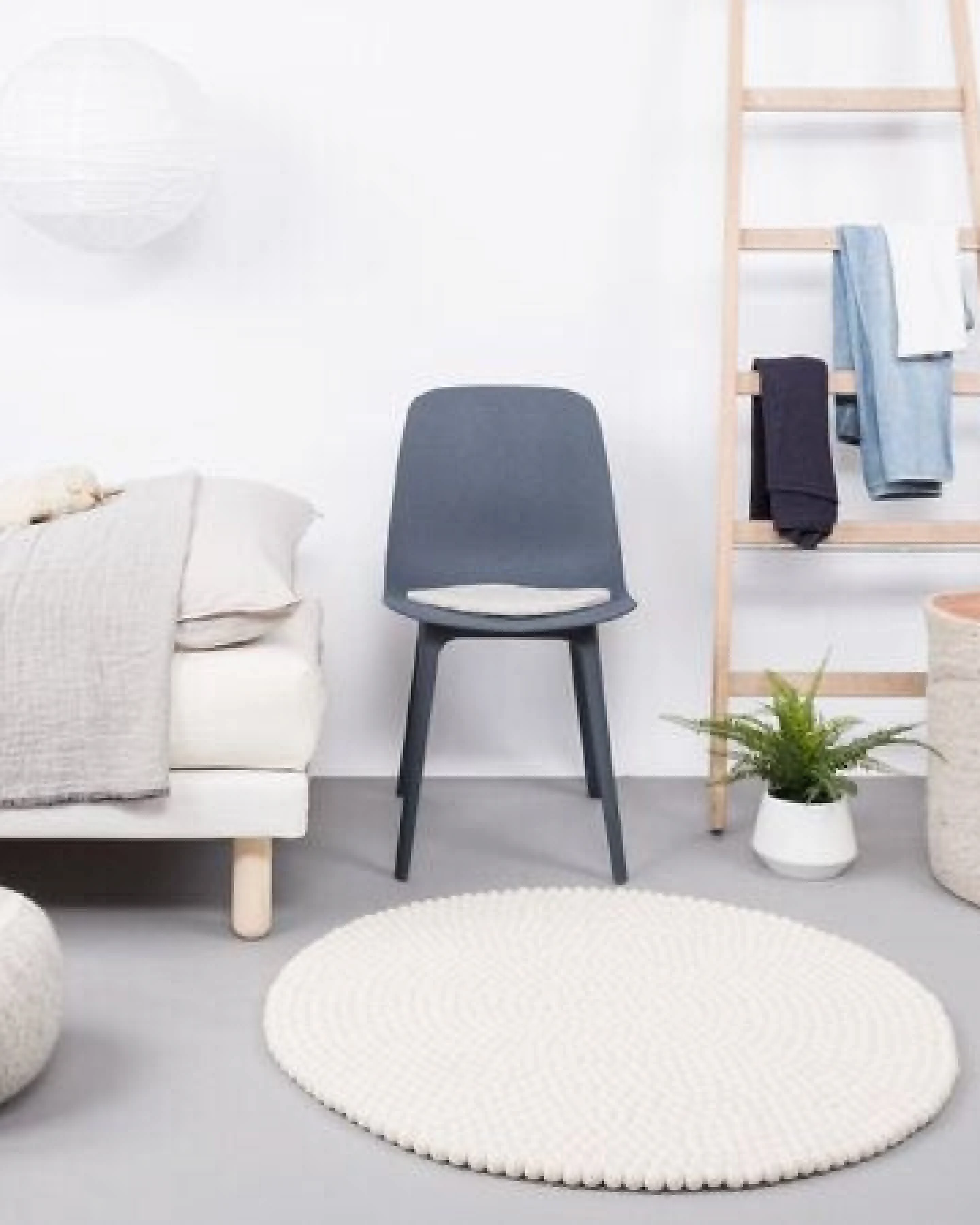 myfelt Filzkugelteppich rund, 100% Schurwolle – Ansicht 3