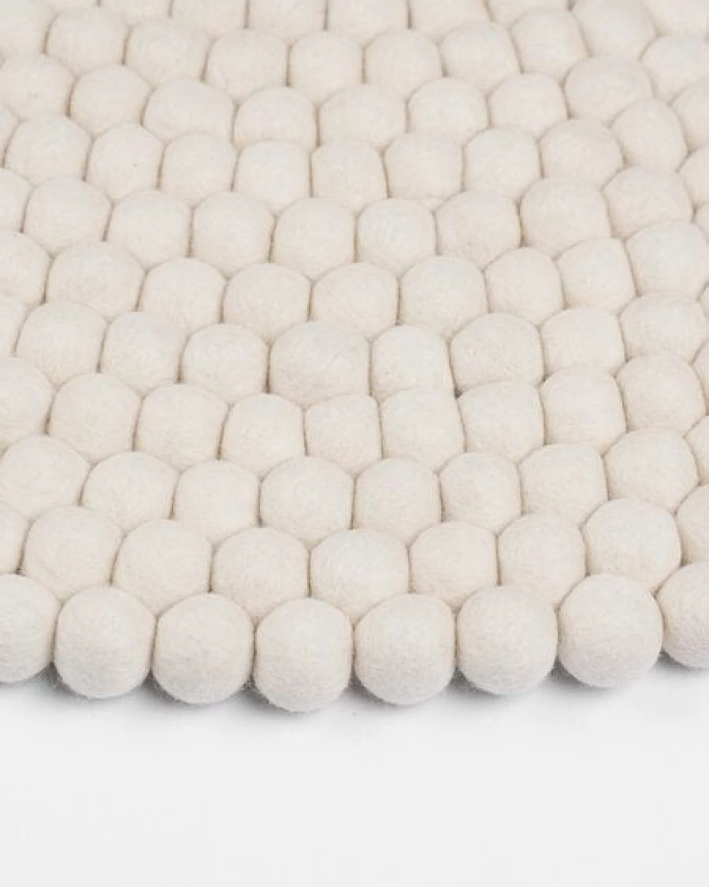 myfelt Filzkugelteppich rund, 100% Schurwolle – Ansicht 4