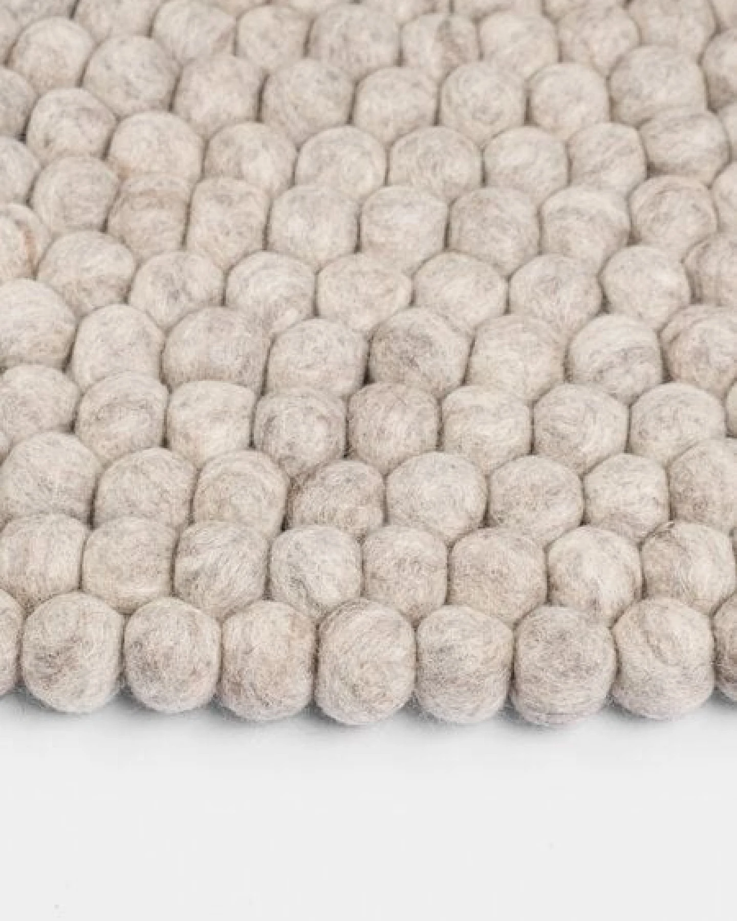 myfelt Filzkugelteppich rund, 100% Schurwolle – Ansicht 4
