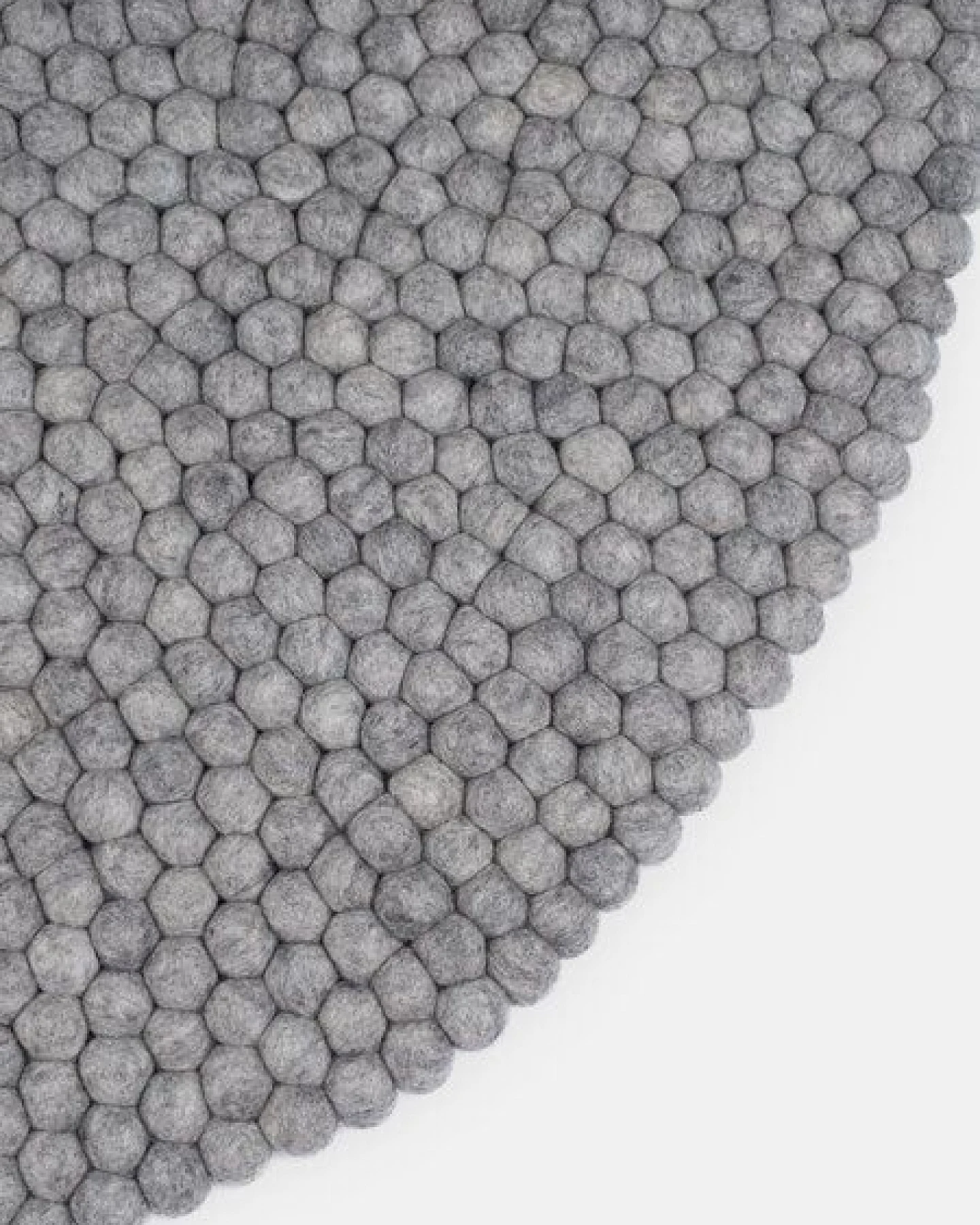 myfelt Filzkugelteppich rund, 100% Schurwolle – Ansicht 3