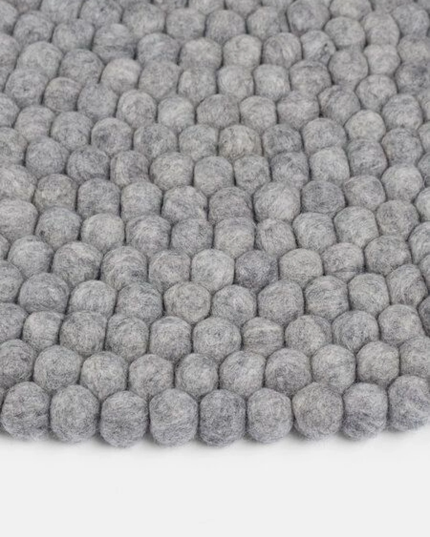 myfelt Filzkugelteppich rund, 100% Schurwolle – Ansicht 4