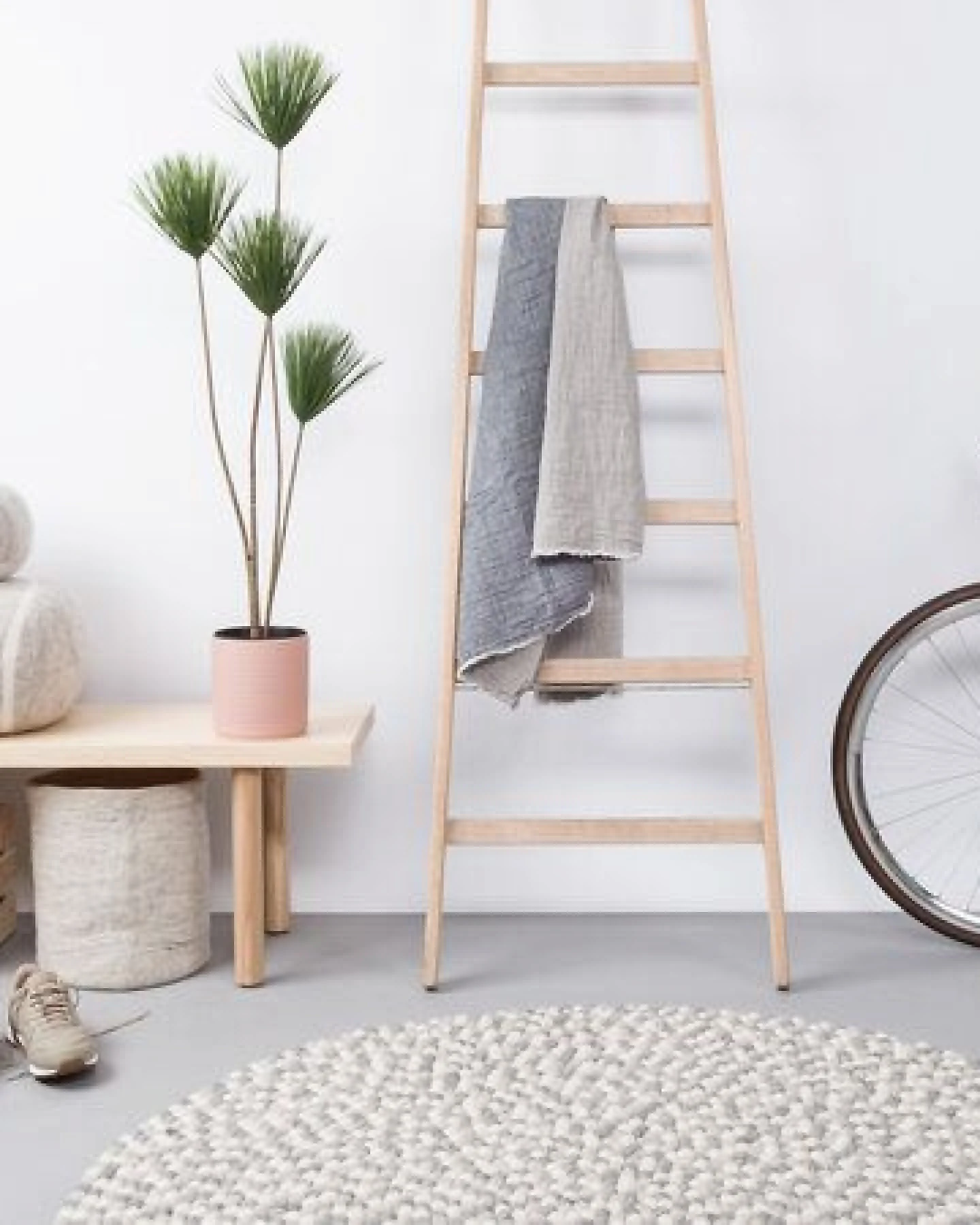 myfelt Filzkugelteppich rund, 100% Schurwolle – Ansicht 2
