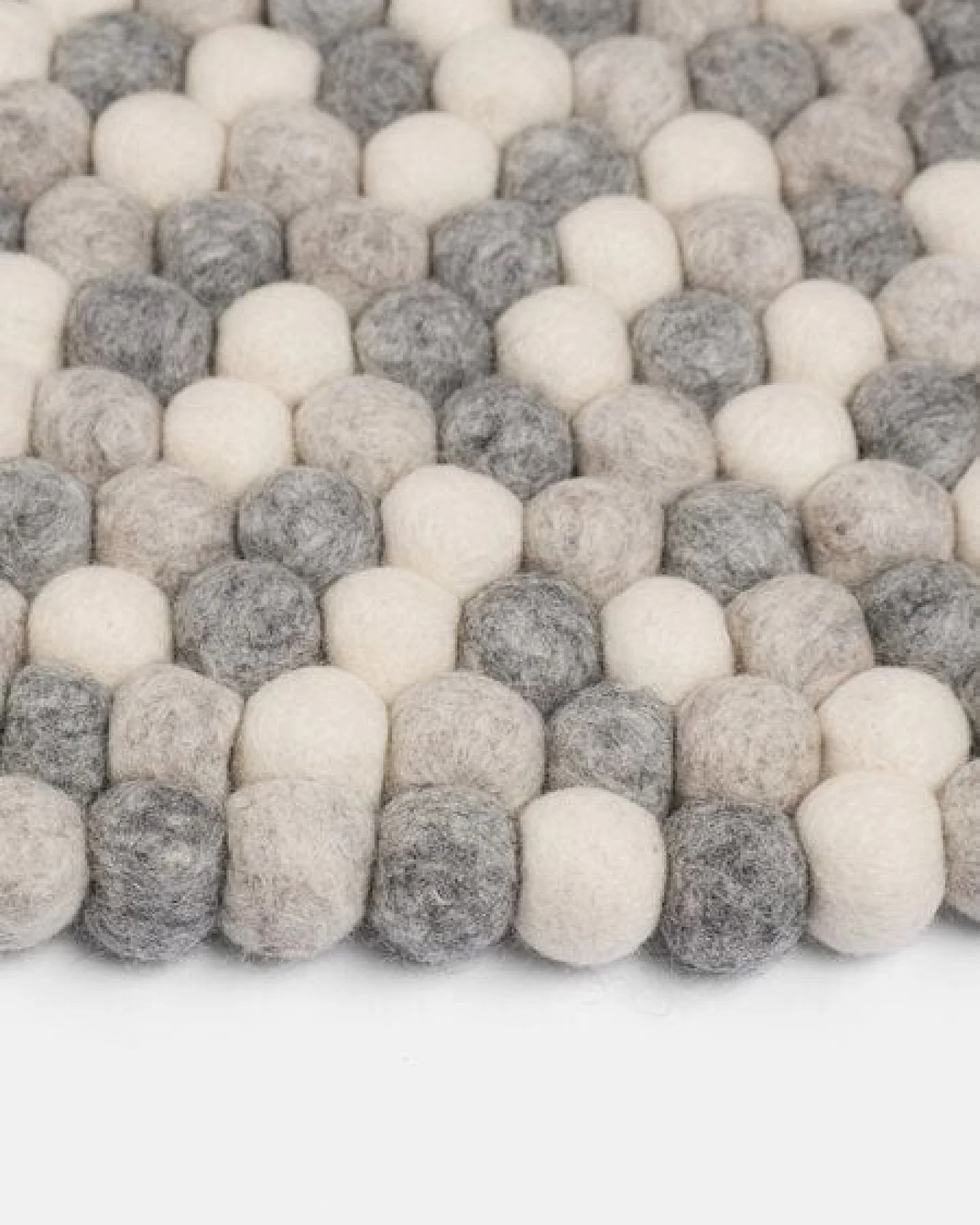 myfelt Filzkugelteppich rund, 100% Schurwolle – Ansicht 4