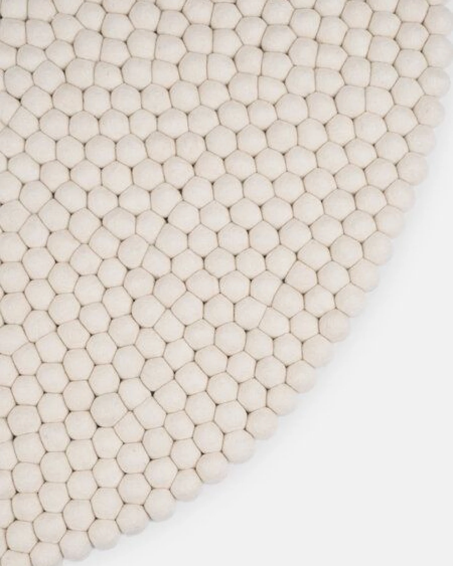 myfelt Filzkugelteppich rund, 100% Schurwolle – Ansicht 3