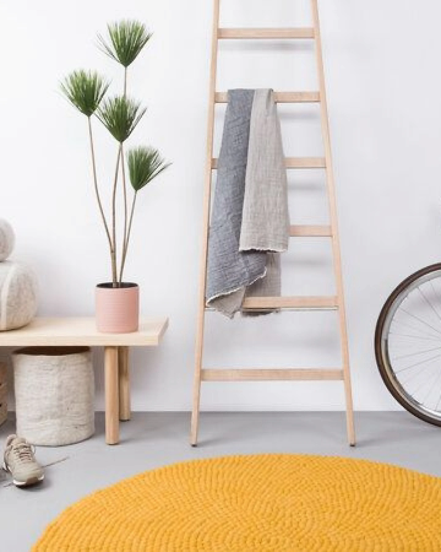 myfelt Filzkugelteppich rund, 100% Schurwolle – Ansicht 2