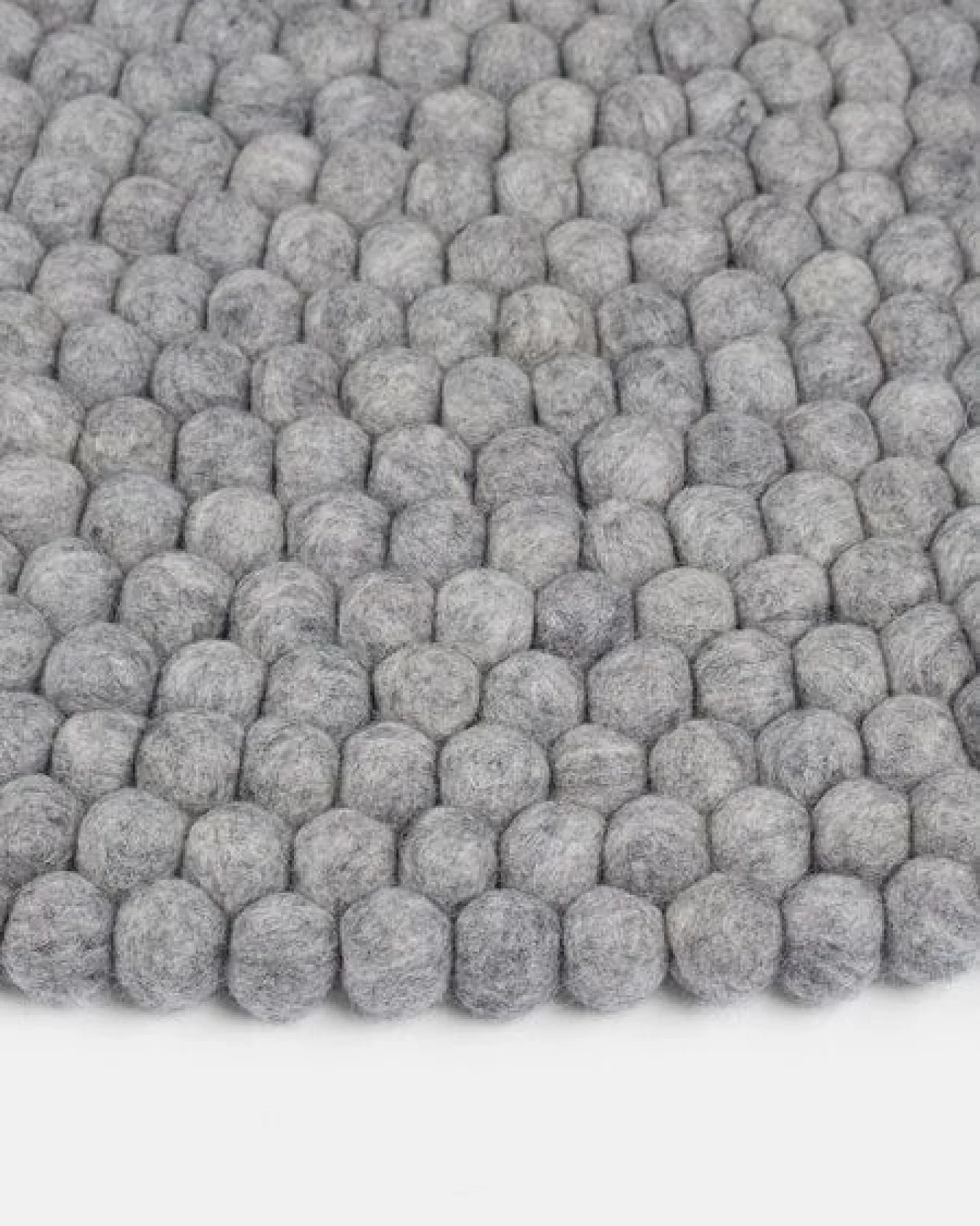 myfelt Filzkugelteppich rund, 100% Schurwolle – Ansicht 4