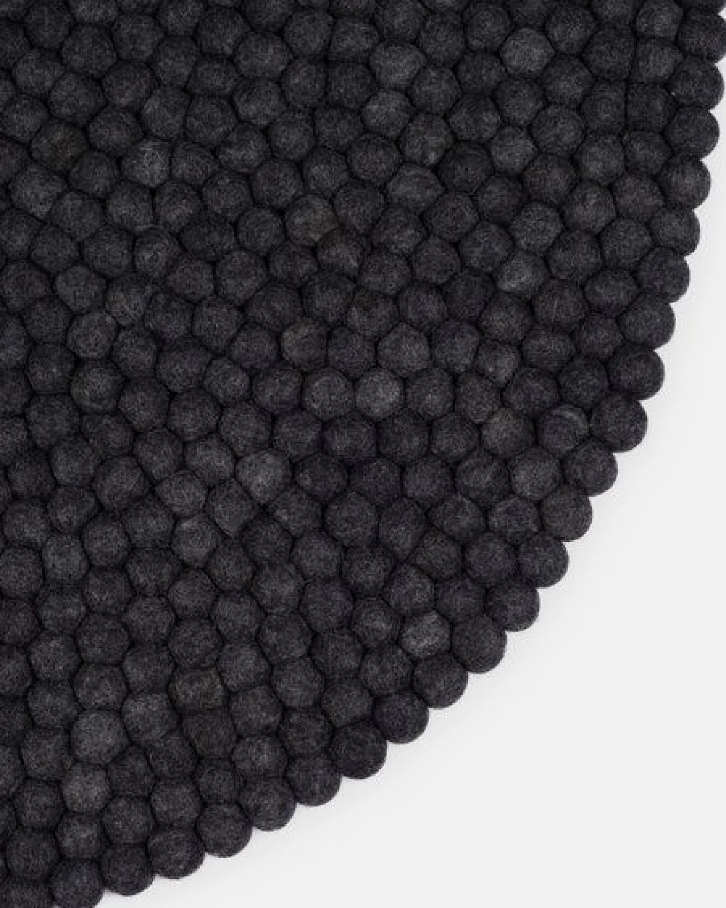 myfelt Filzkugelteppich rund, 100% Schurwolle – Ansicht 3