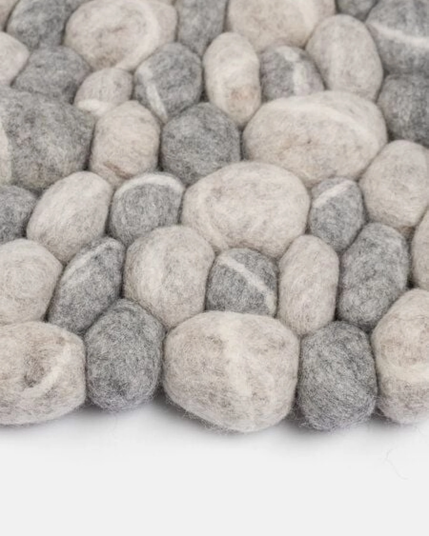 myfelt Filzkugelteppich rund, 100% Schurwolle – Ansicht 4