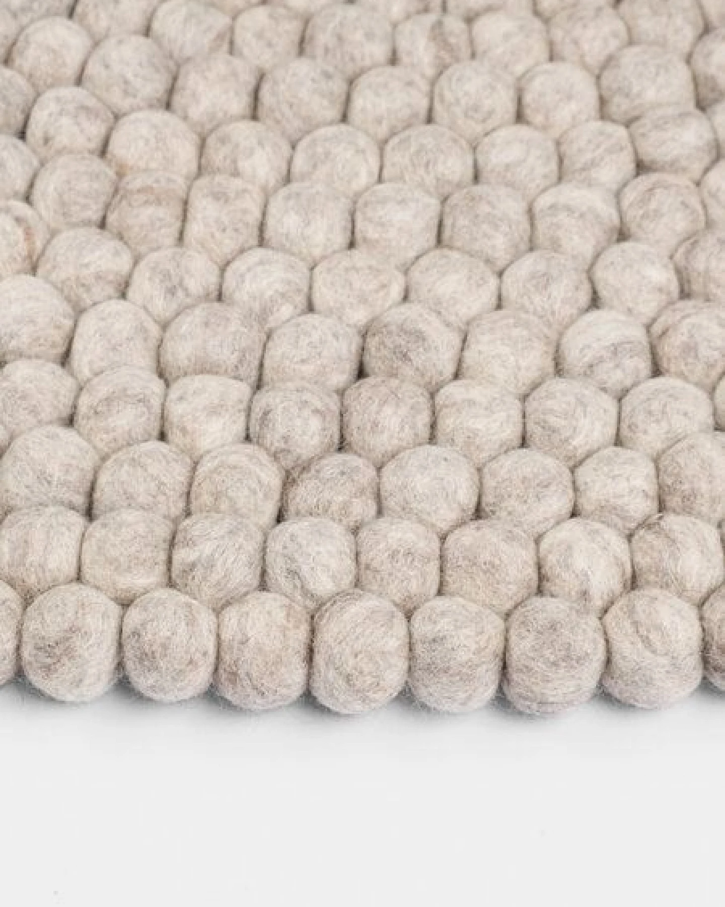 myfelt Filzkugelteppich rund, 100% Schurwolle – Ansicht 4