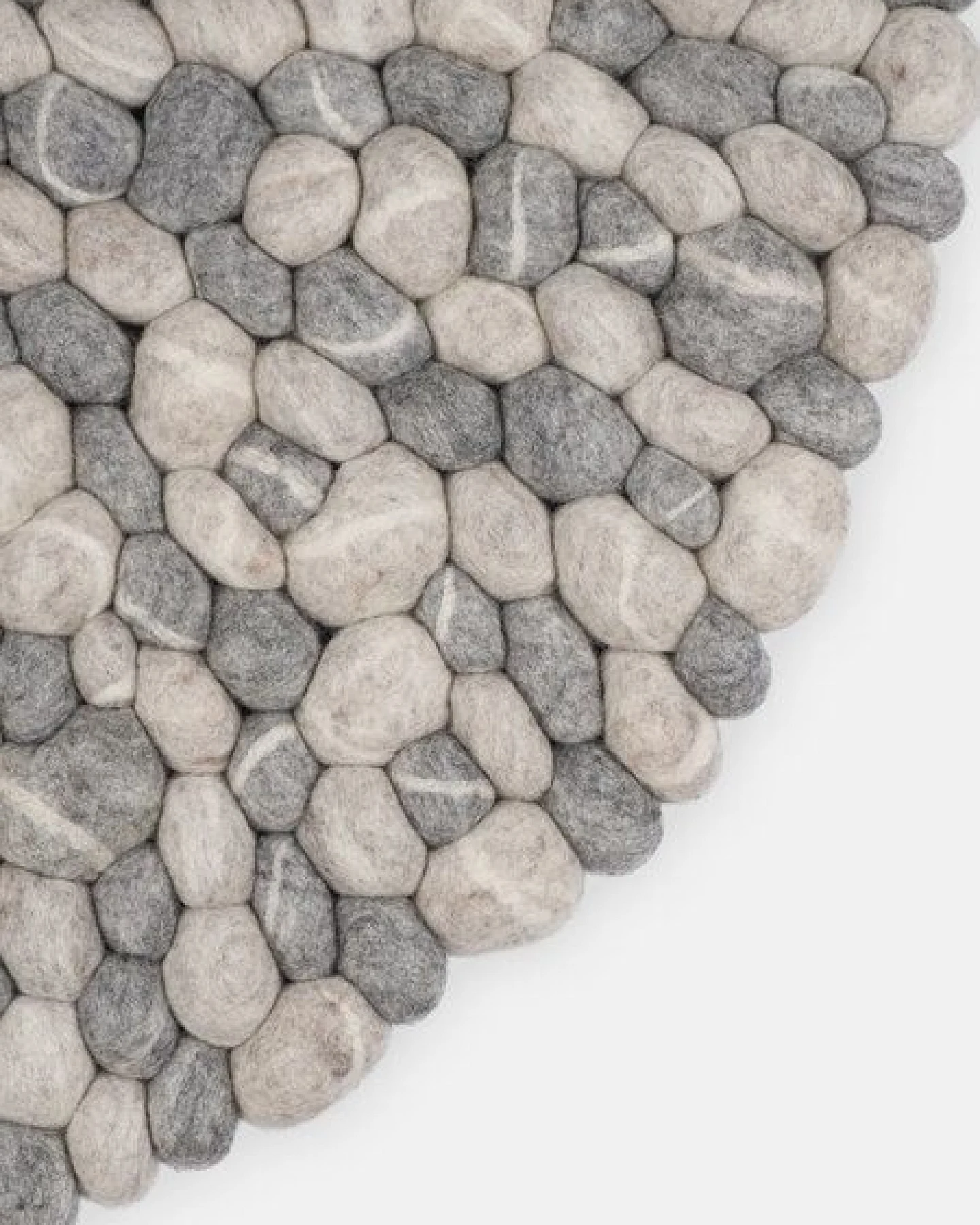 myfelt Filzkugelteppich rund, 100% Schurwolle – Ansicht 3