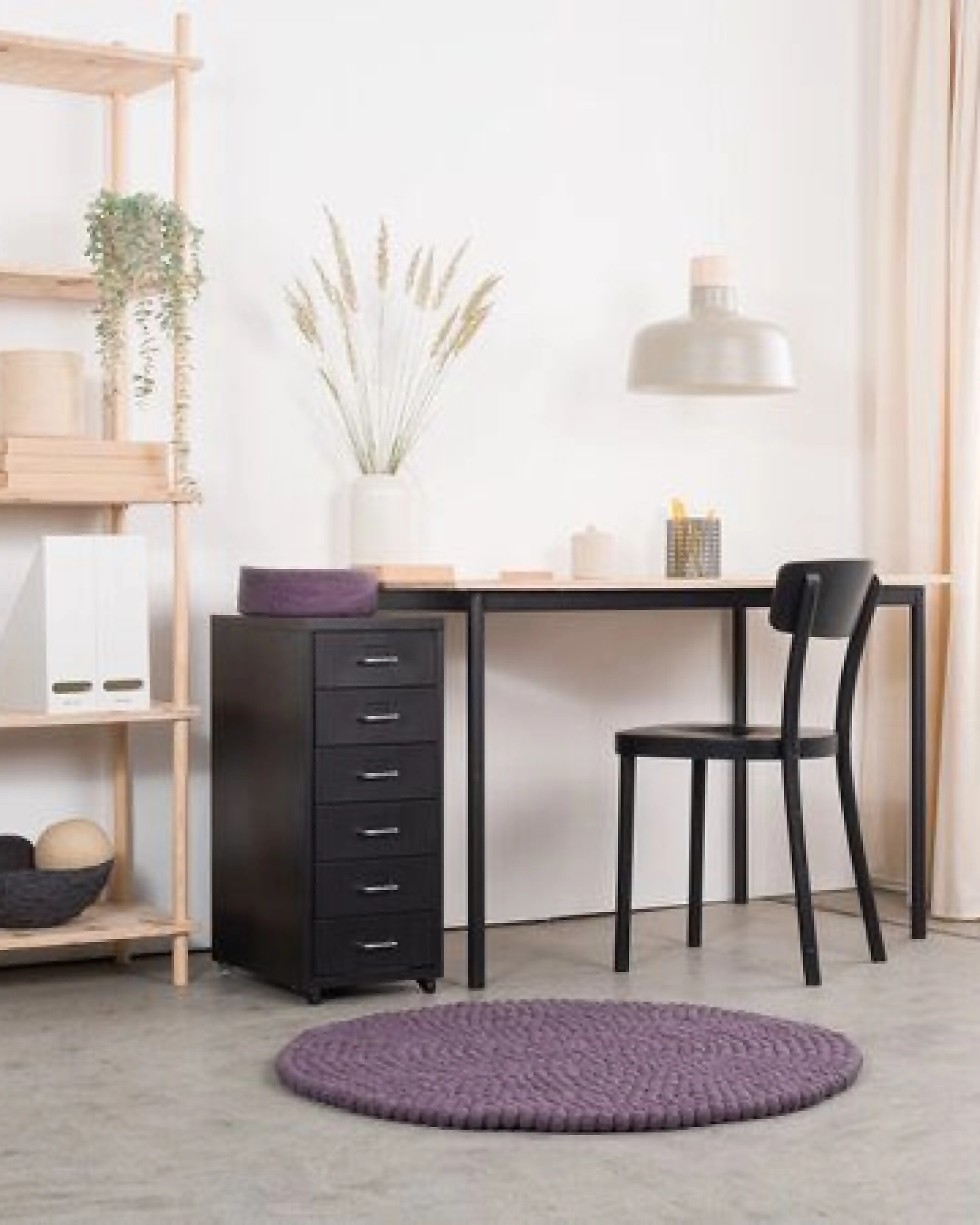 myfelt Filzkugelteppich rund, 100% Schurwolle – Ansicht 2