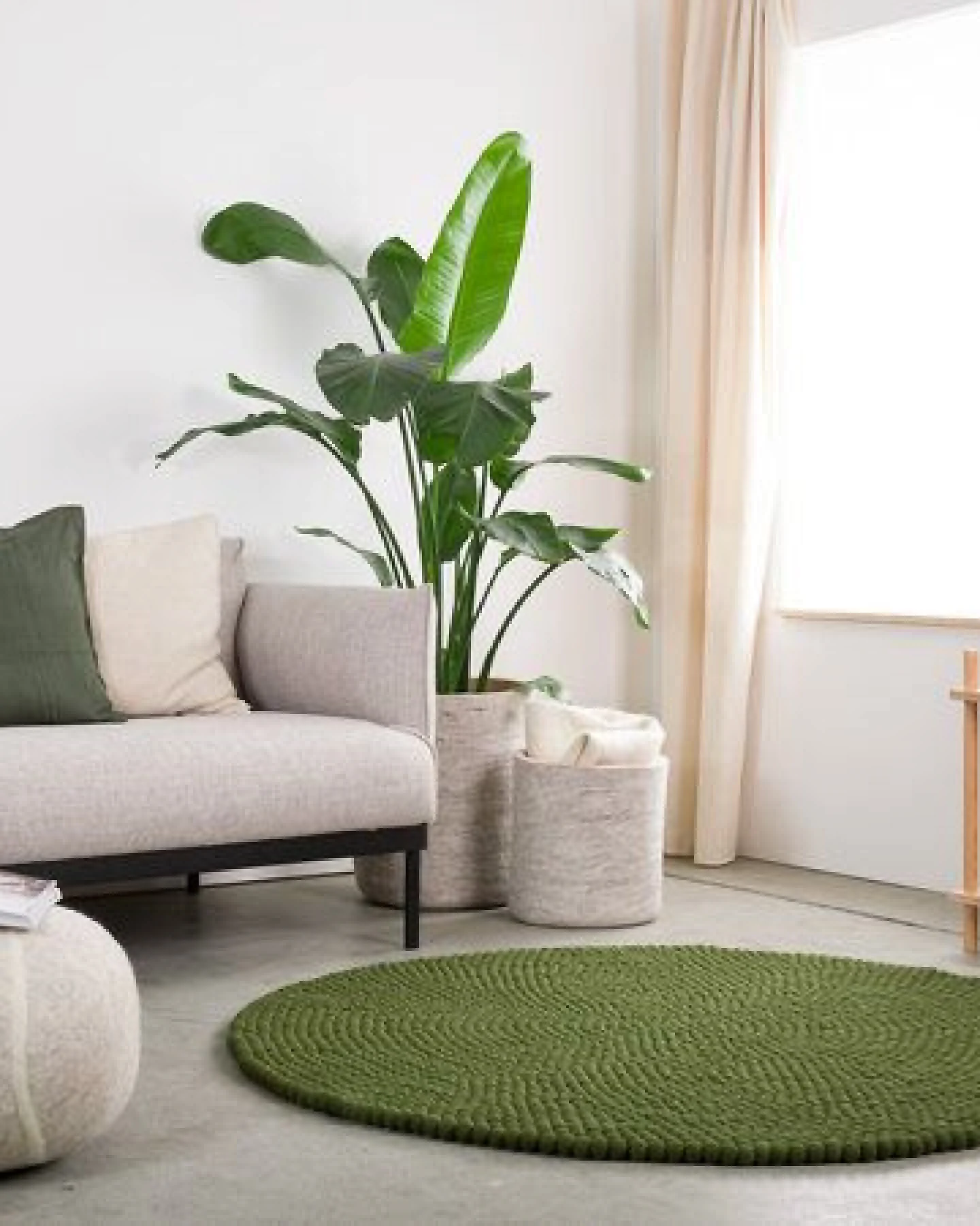 myfelt Filzkugelteppich rund, 100% Schurwolle – Ansicht 2