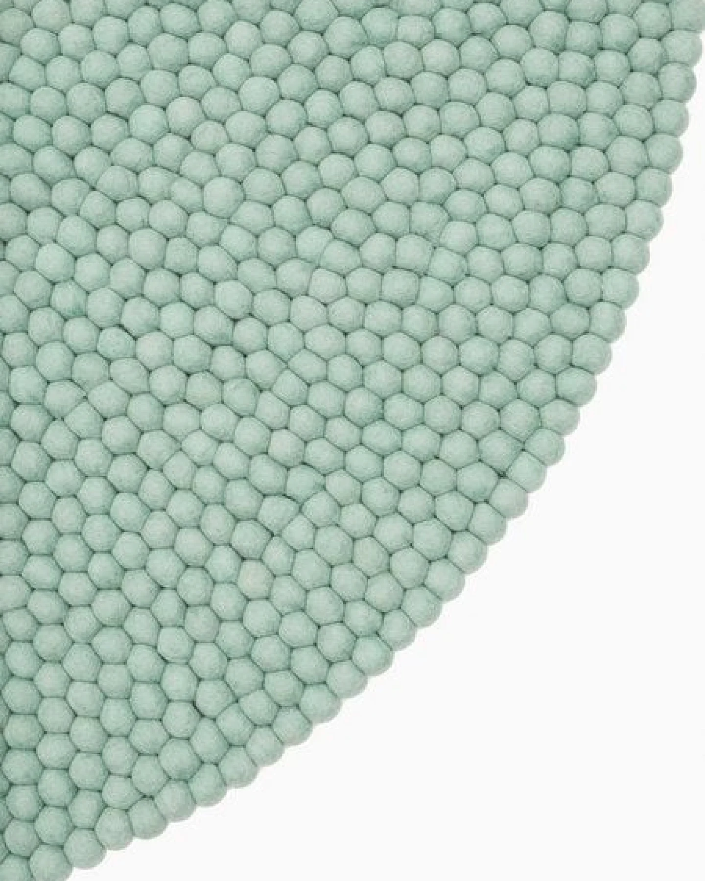 myfelt Filzkugelteppich rund, 100% Schurwolle – Ansicht 3