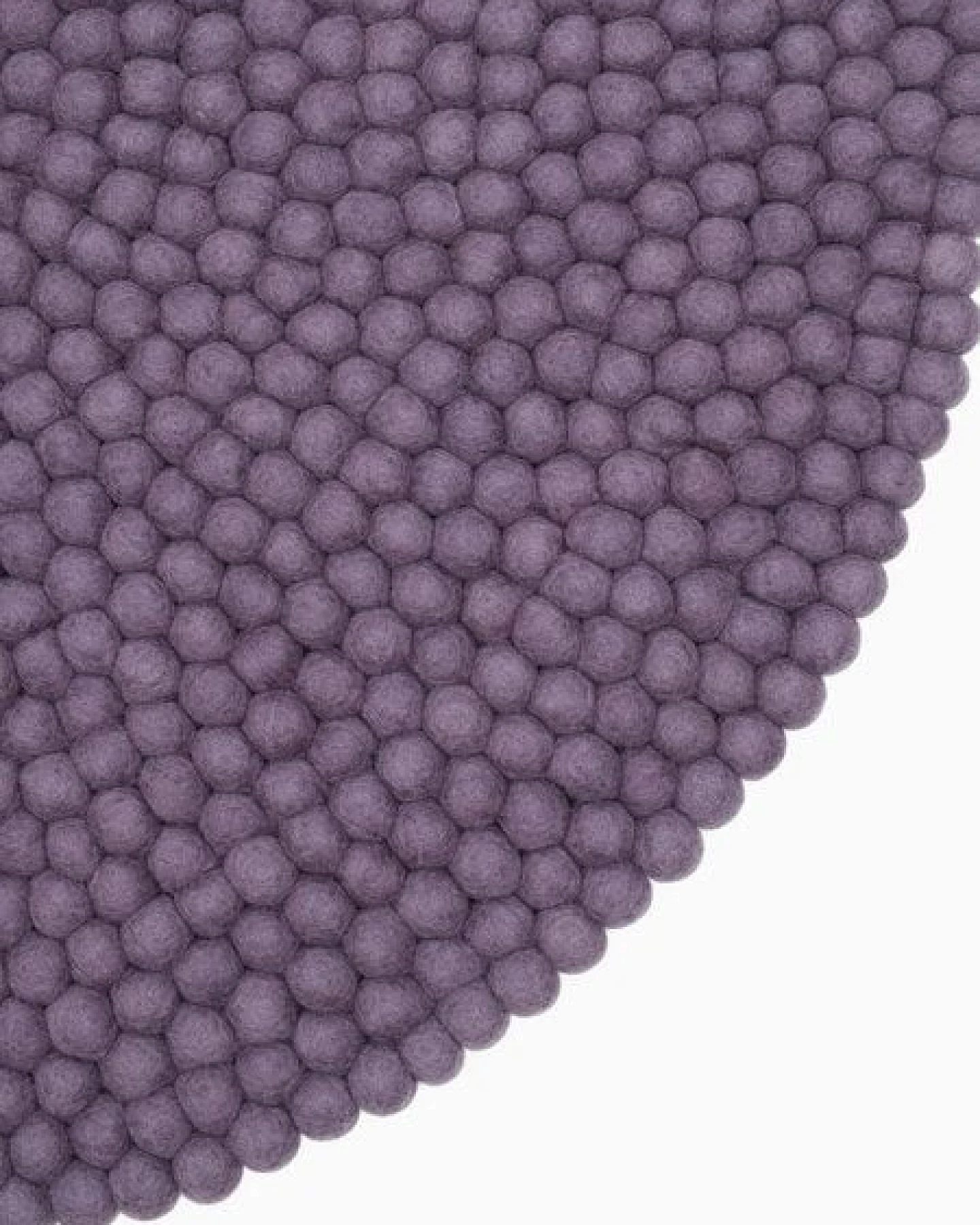 myfelt Filzkugelteppich rund, 100% Schurwolle – Ansicht 3