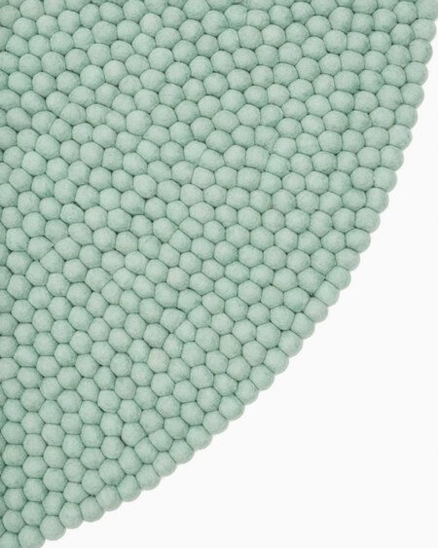 myfelt Filzkugelteppich rund, 100% Schurwolle – Ansicht 3