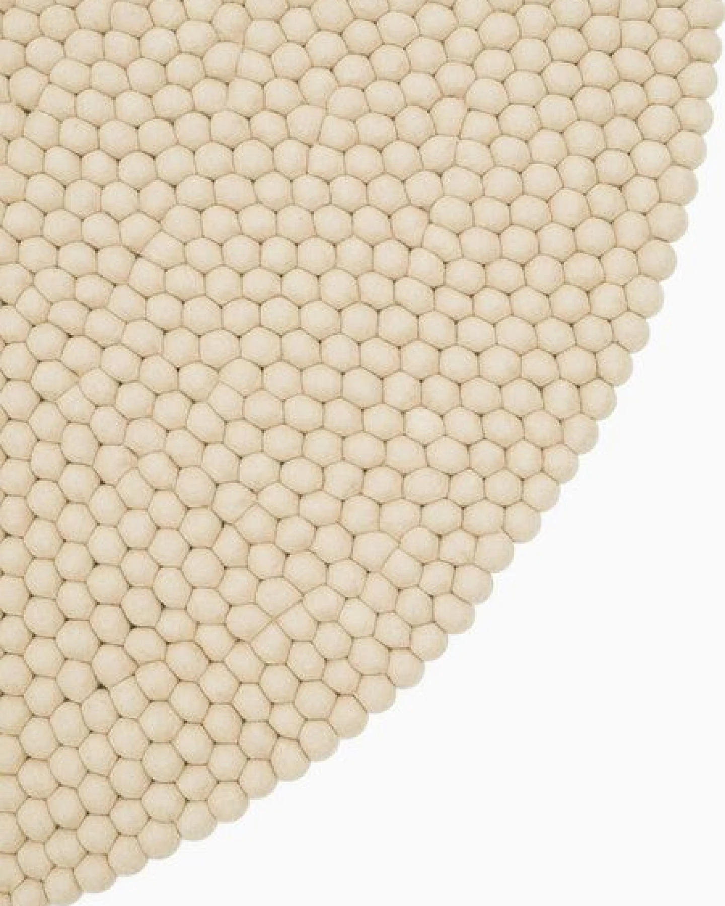 myfelt Filzkugelteppich rund, 100% Schurwolle – Ansicht 3