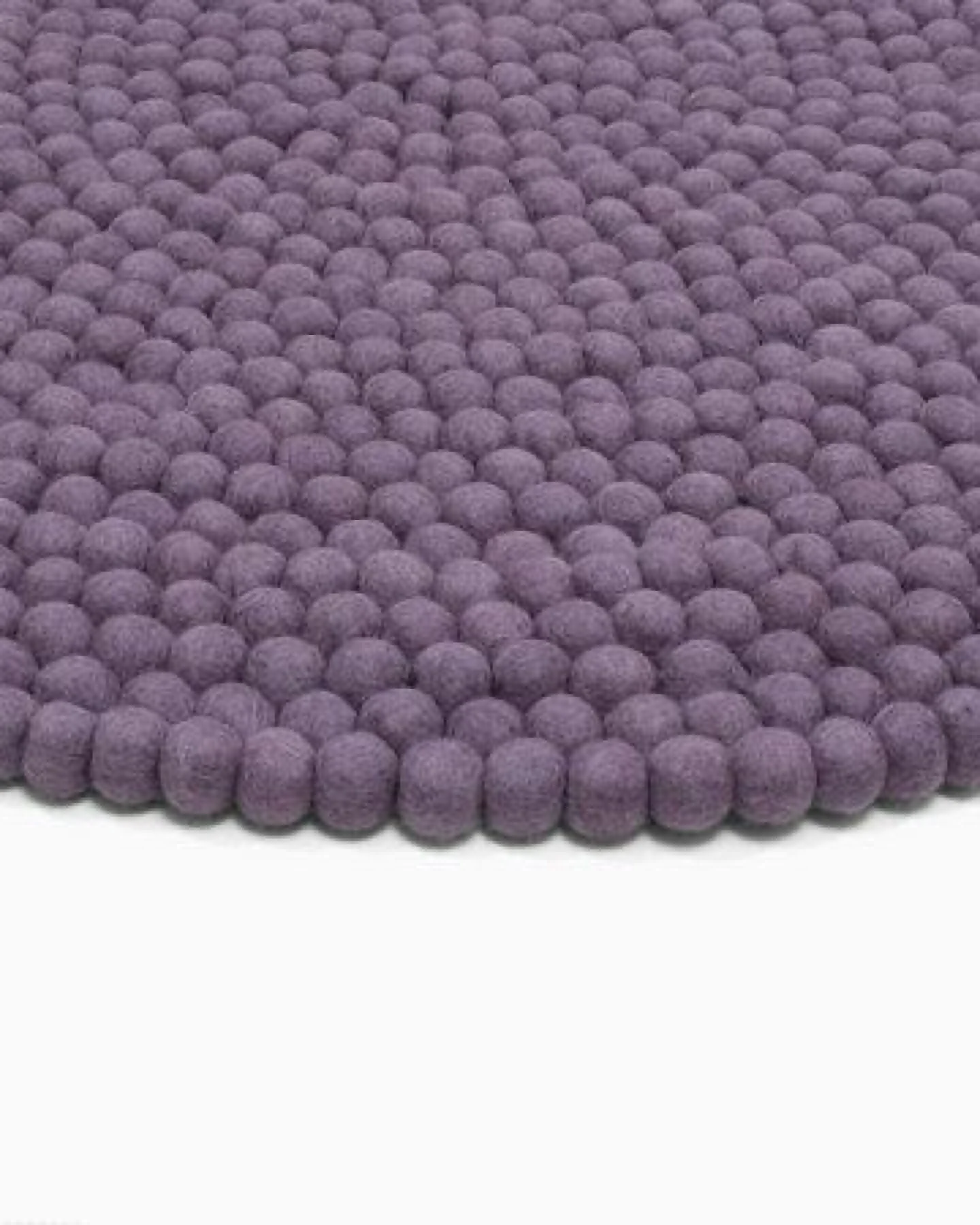 myfelt Filzkugelteppich rund, 100% Schurwolle – Ansicht 4