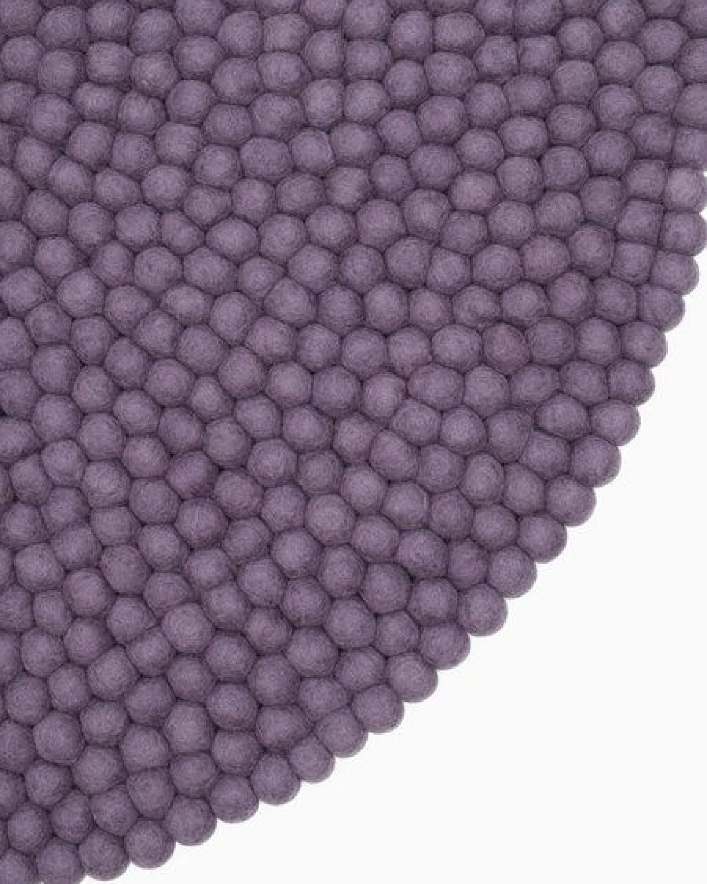 myfelt Filzkugelteppich rund, 100% Schurwolle – Ansicht 3