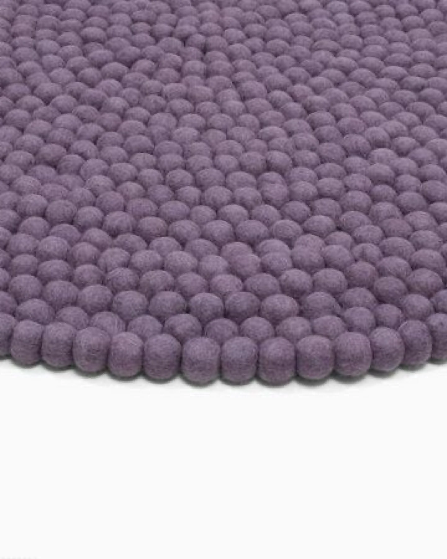 myfelt Filzkugelteppich rund, 100% Schurwolle – Ansicht 4