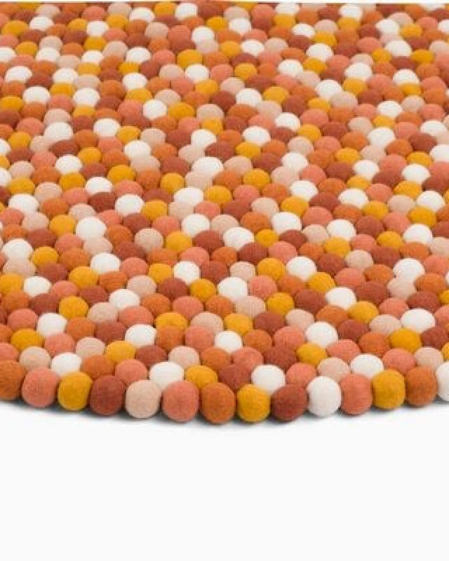 myfelt Filzkugelteppich rund, 100% Schurwolle – Ansicht 3