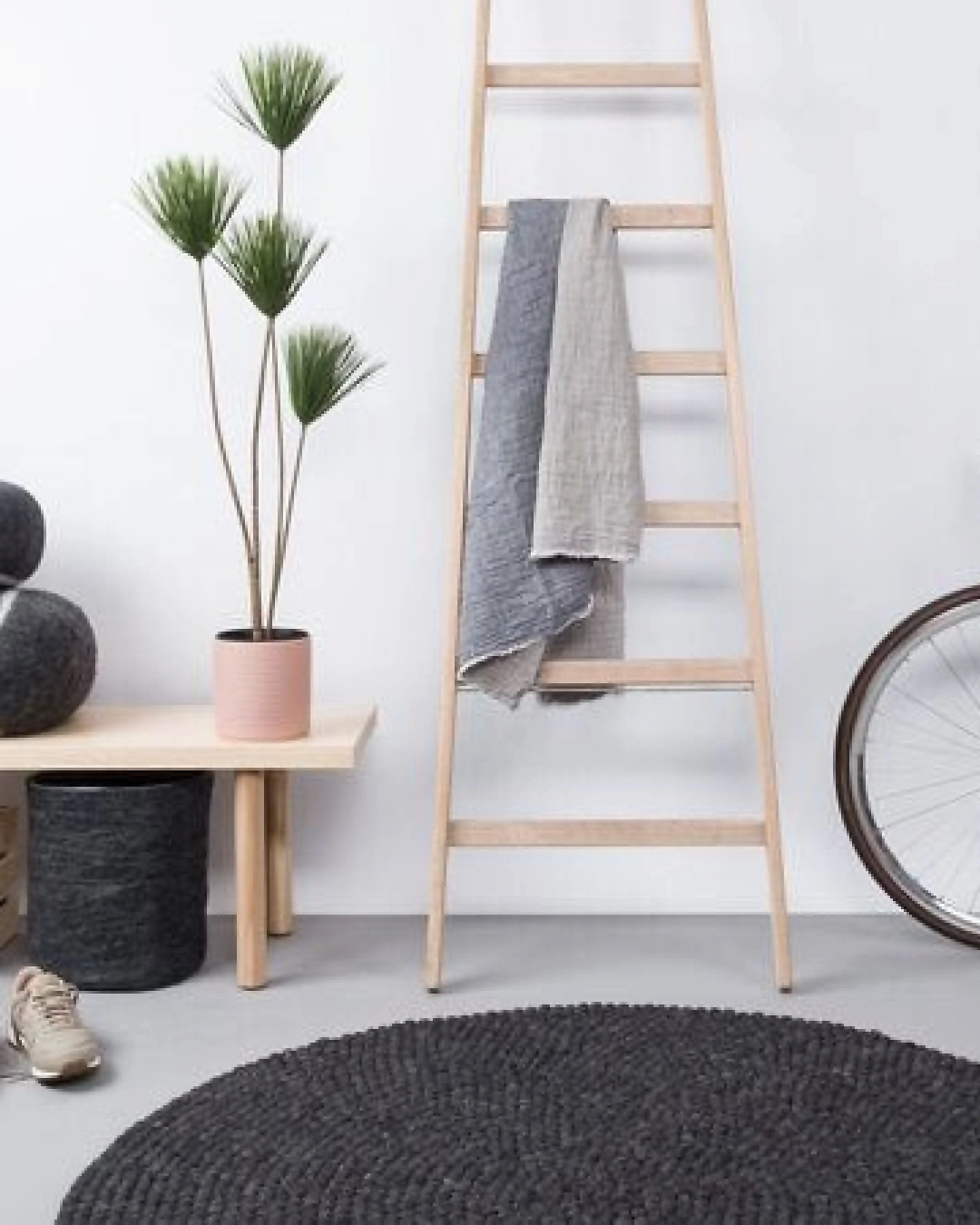 myfelt Filzkugelteppich rund, 100% Schurwolle – Ansicht 3